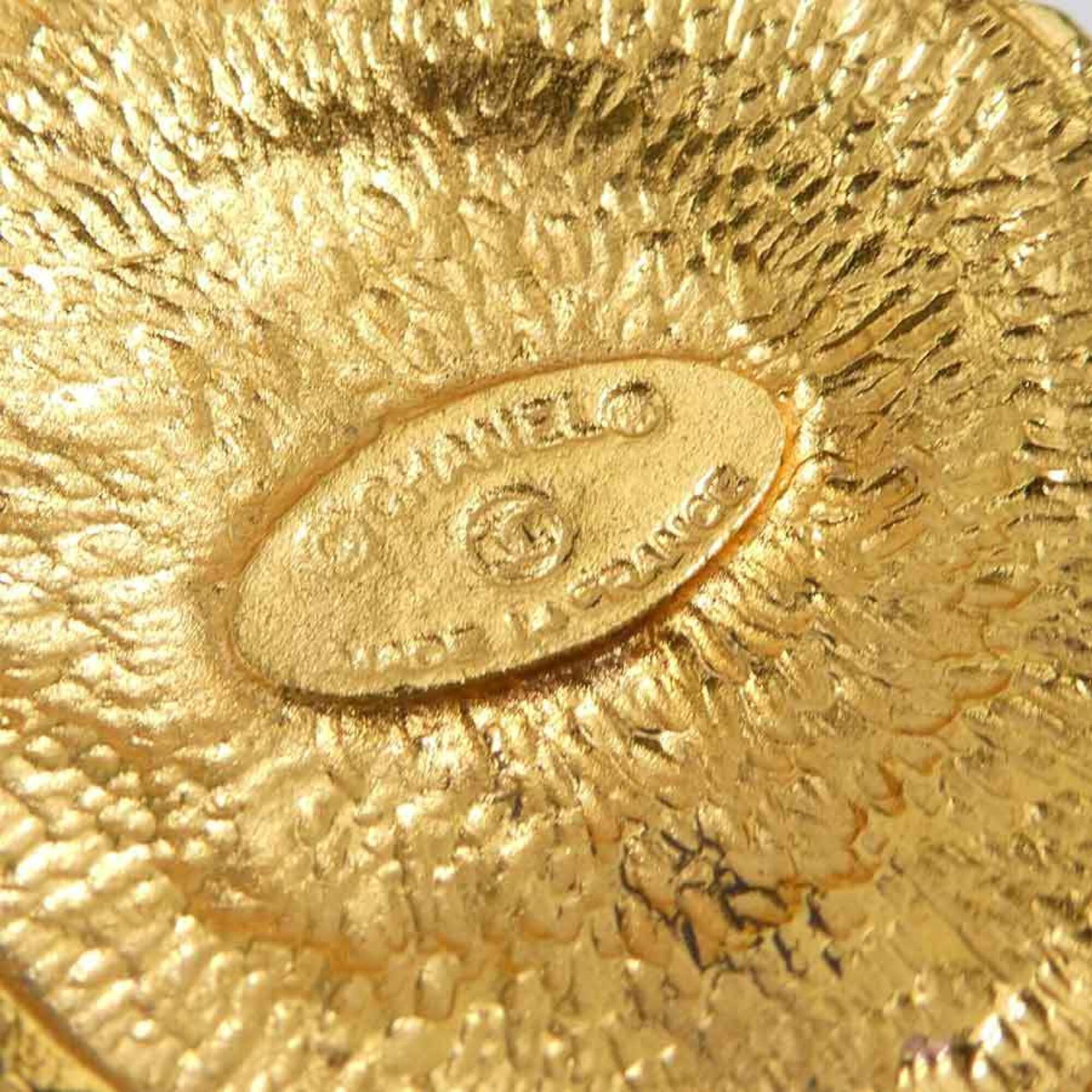 CC Logo Pendant Necklace Gold-Tone Metal - Image 8