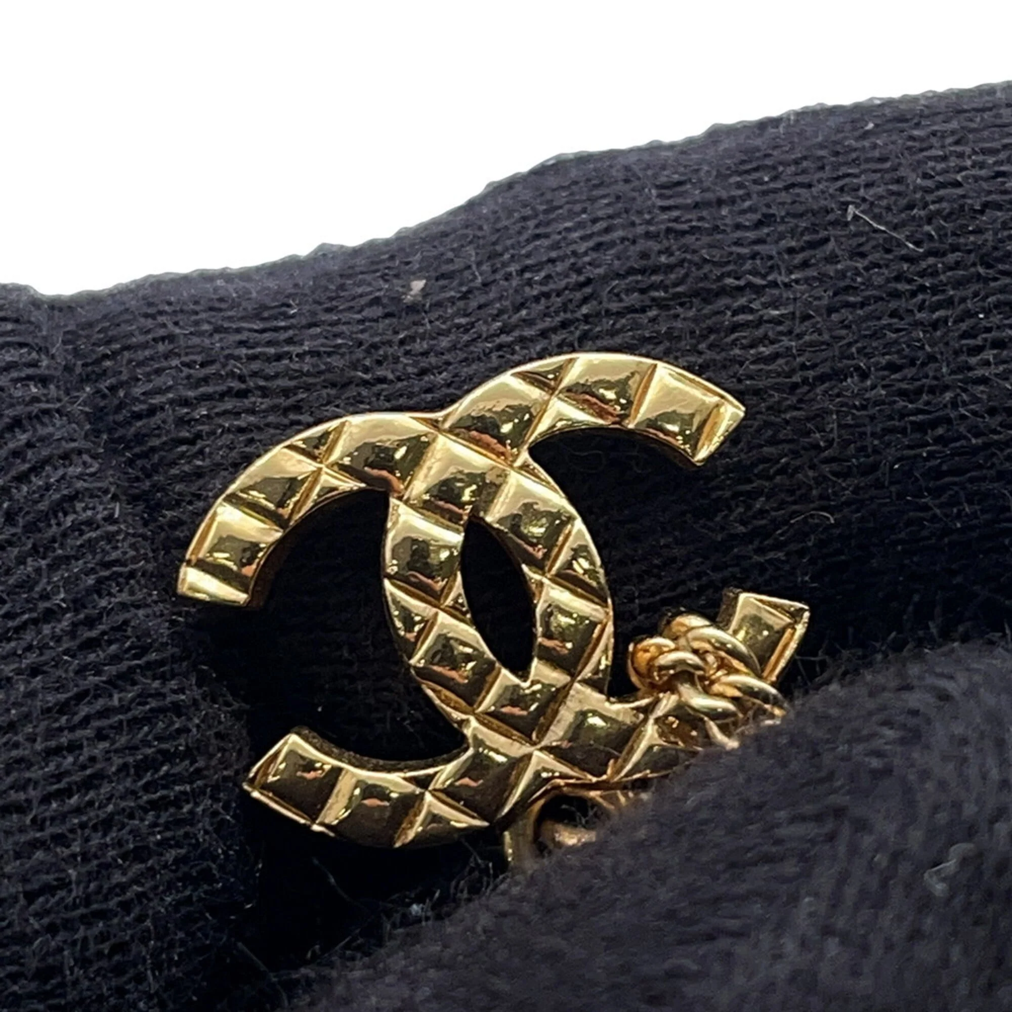 CC Logo Pendant Necklace Gold-Tone Metal - Image 6