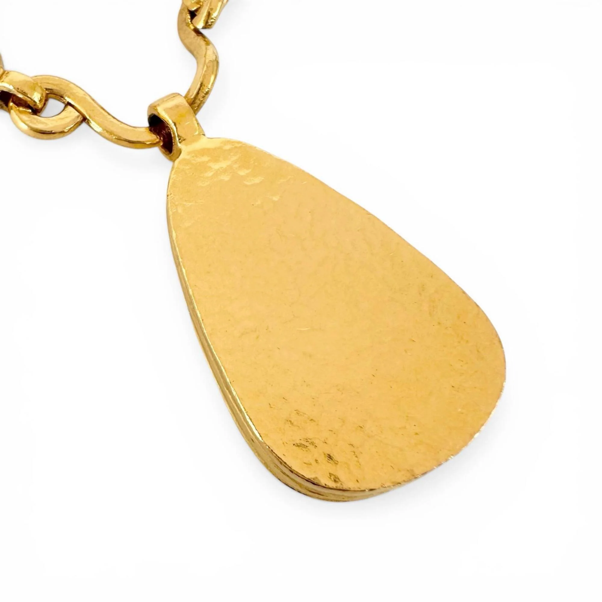 CC Logo Pendant Necklace Metal - Image 2
