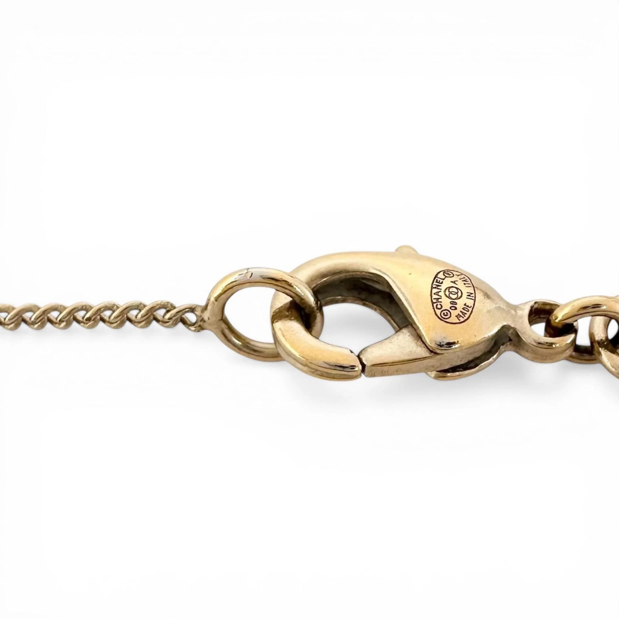 CC Logo Pendant Necklace Metal - Image 5
