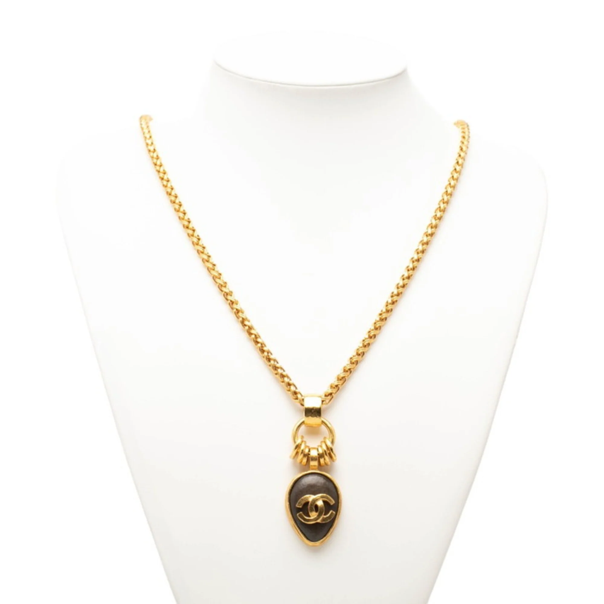 CC Logo Pendant Necklace Metal - Image 6