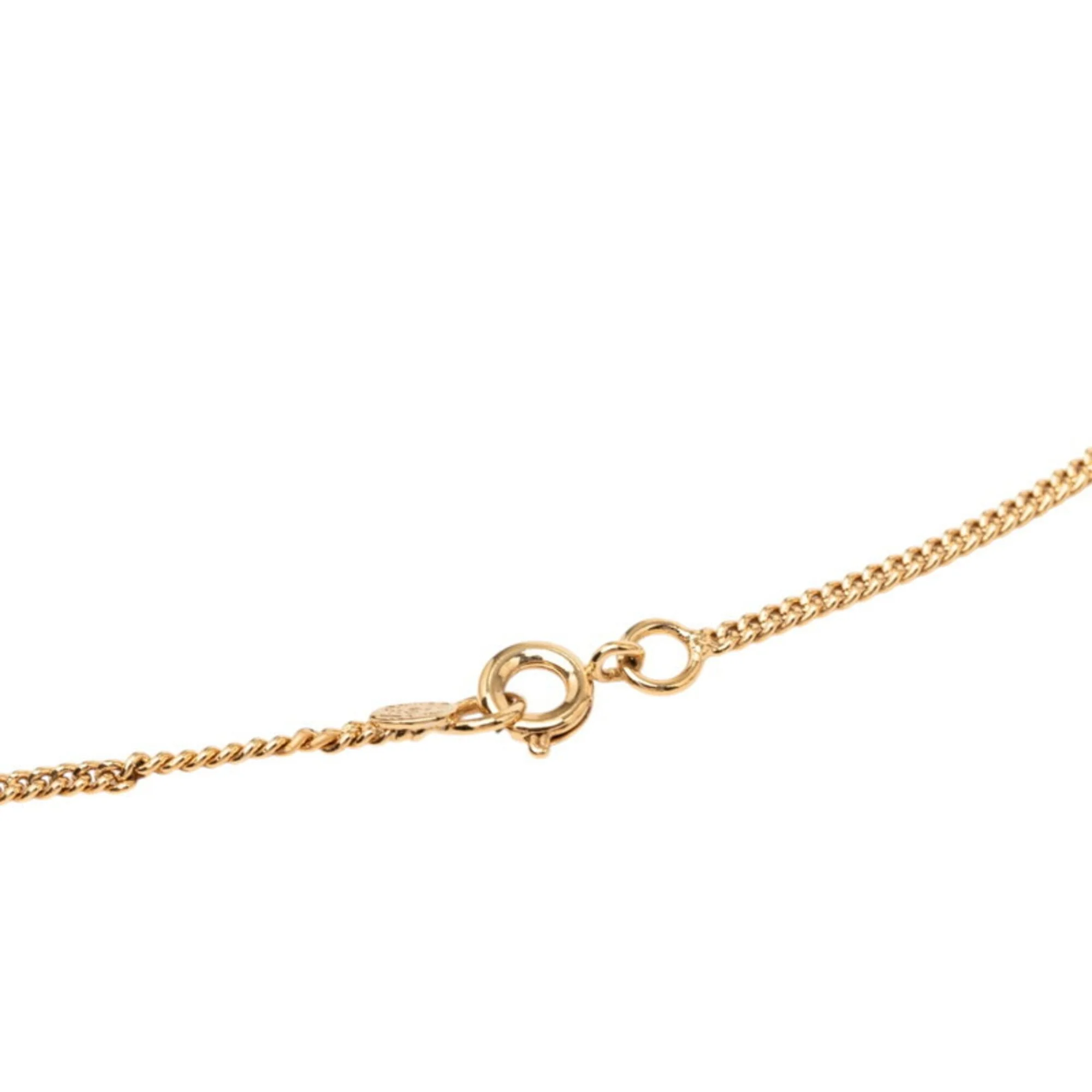 CC Logo Pendant Necklace Metal - Image 5