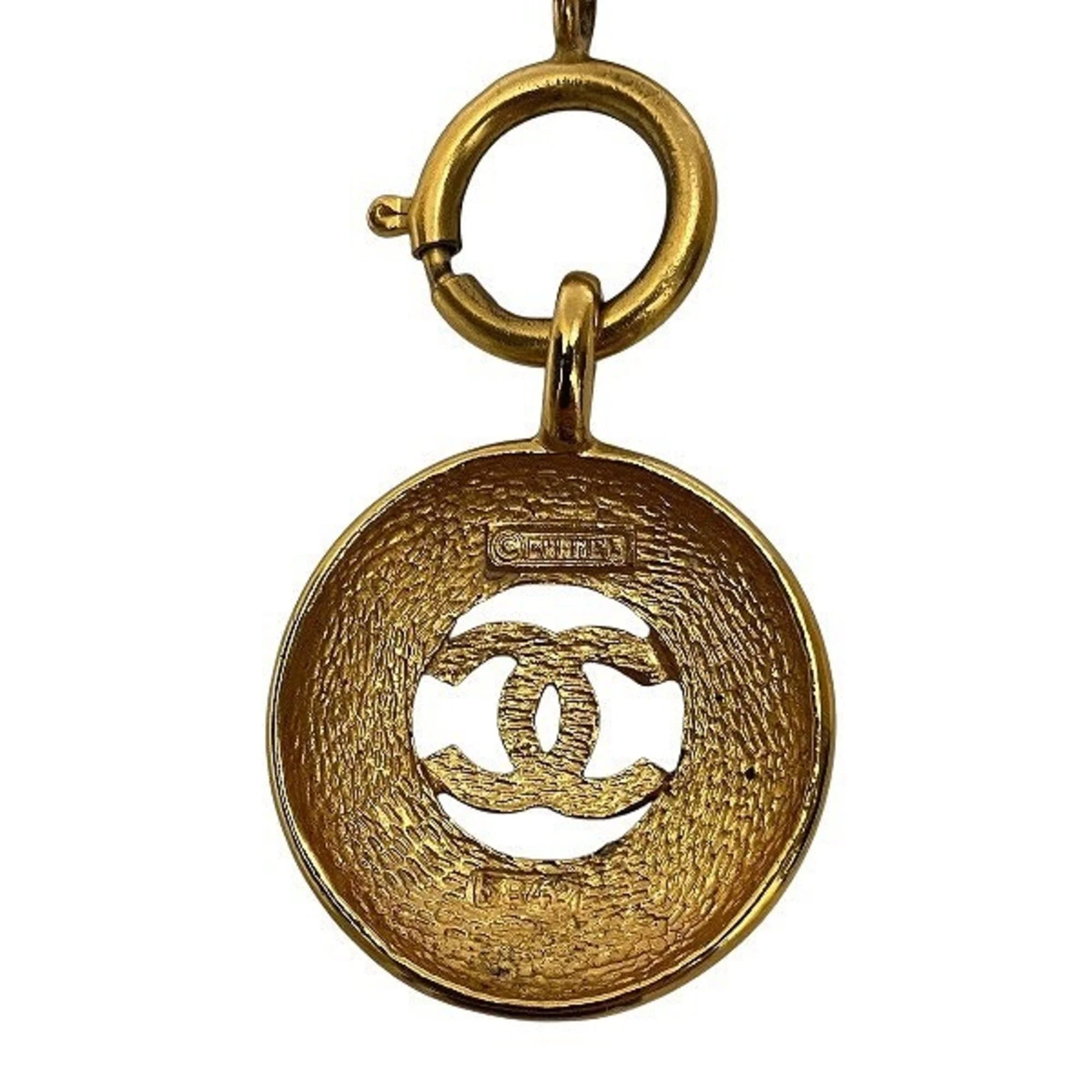 CC Logo Pendant Necklace Metal - Image 4