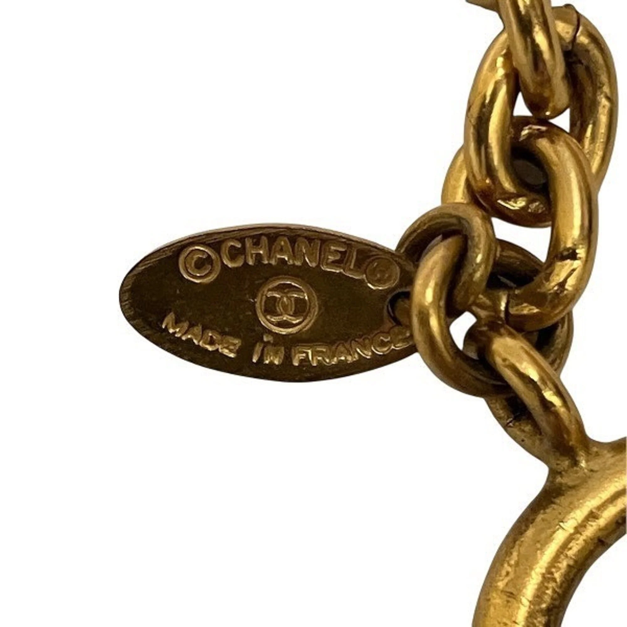 CC Logo Pendant Necklace Metal - Image 5