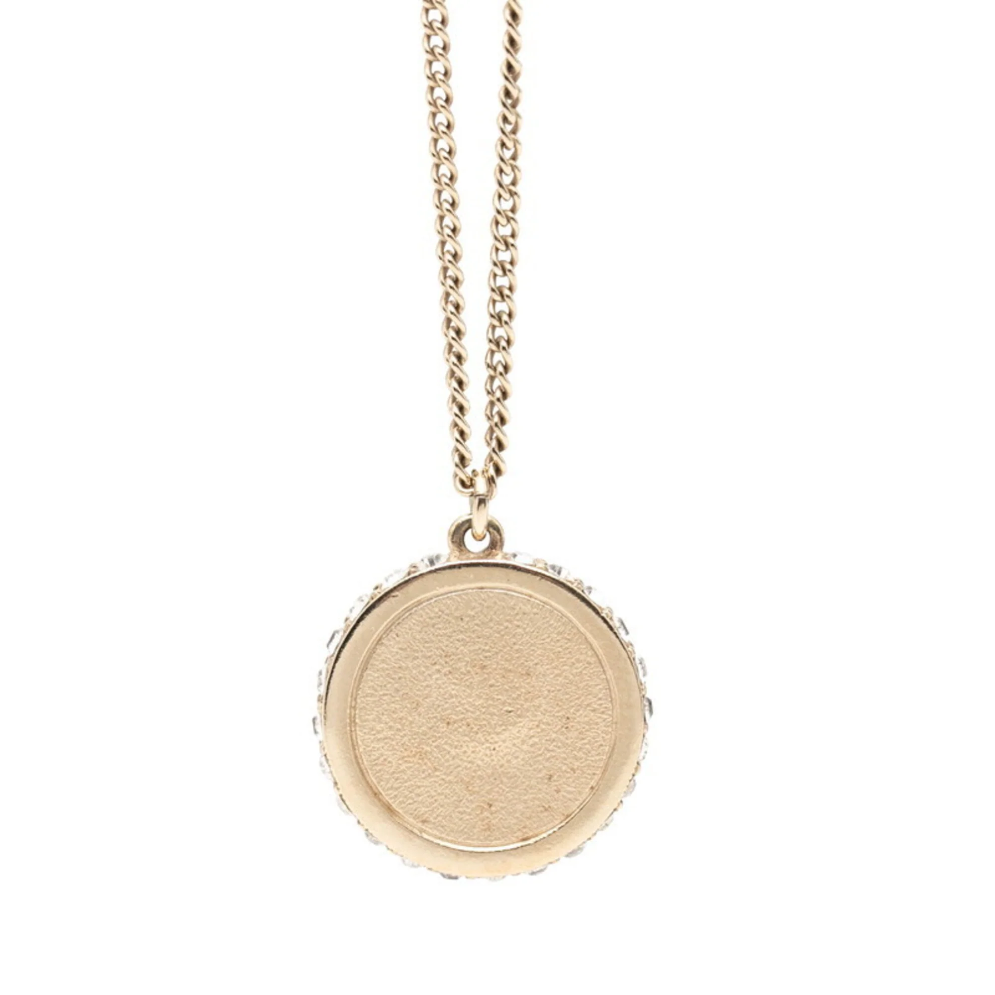 CC Logo Pendant Necklace Metal - Image 2