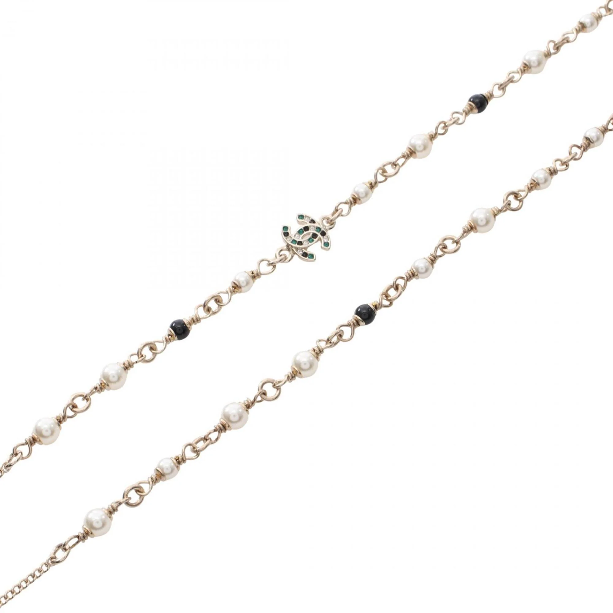 CC Logo Pendant Necklace Metal - Image 4