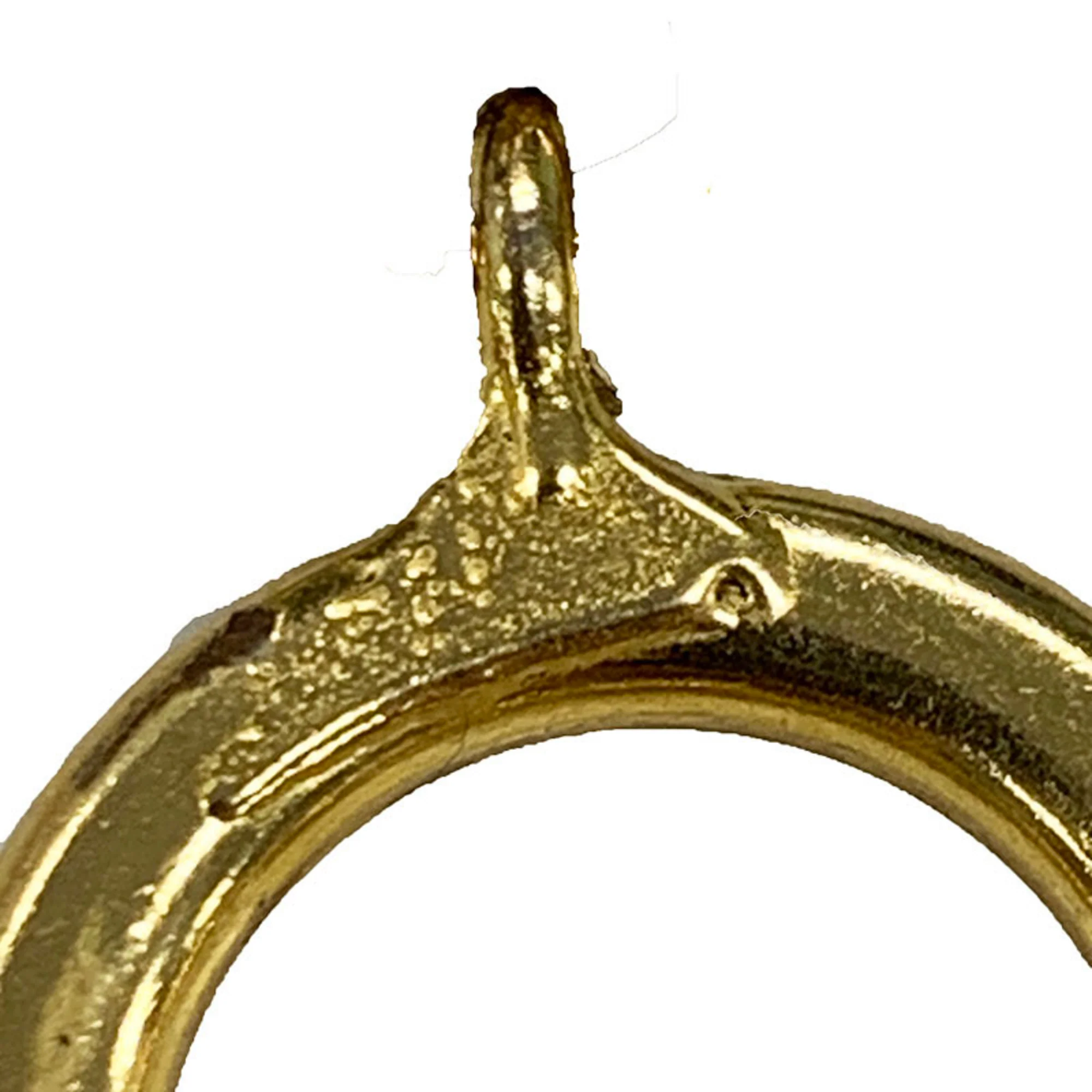 CC Logo Pendant Necklace Metal - Image 3