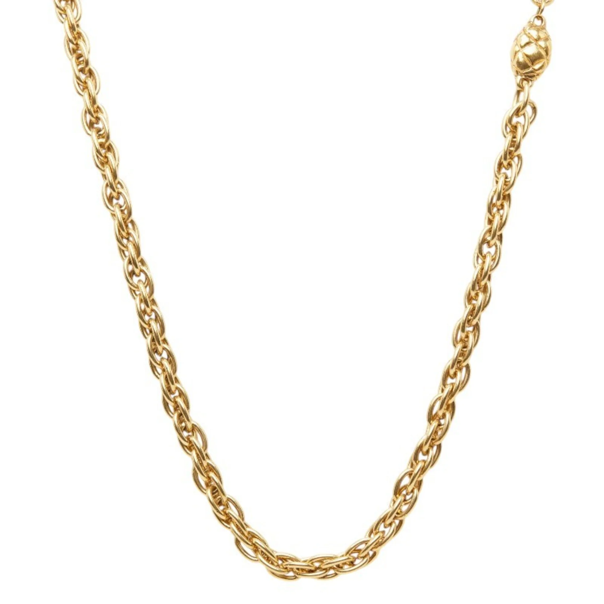 CC Logo Pendant Necklace Metal - Image 7