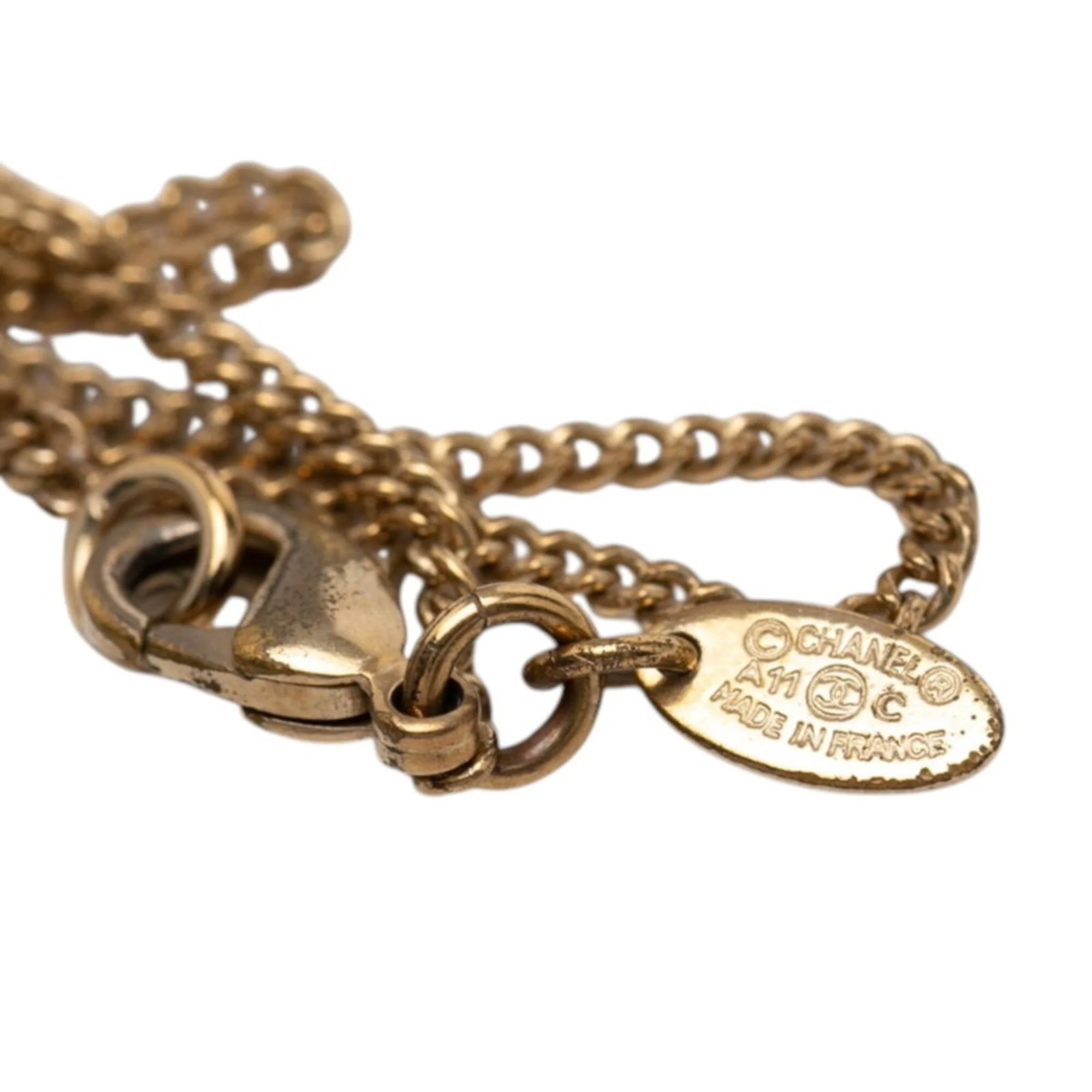 CC Logo Pendant Necklace Metal - Image 6