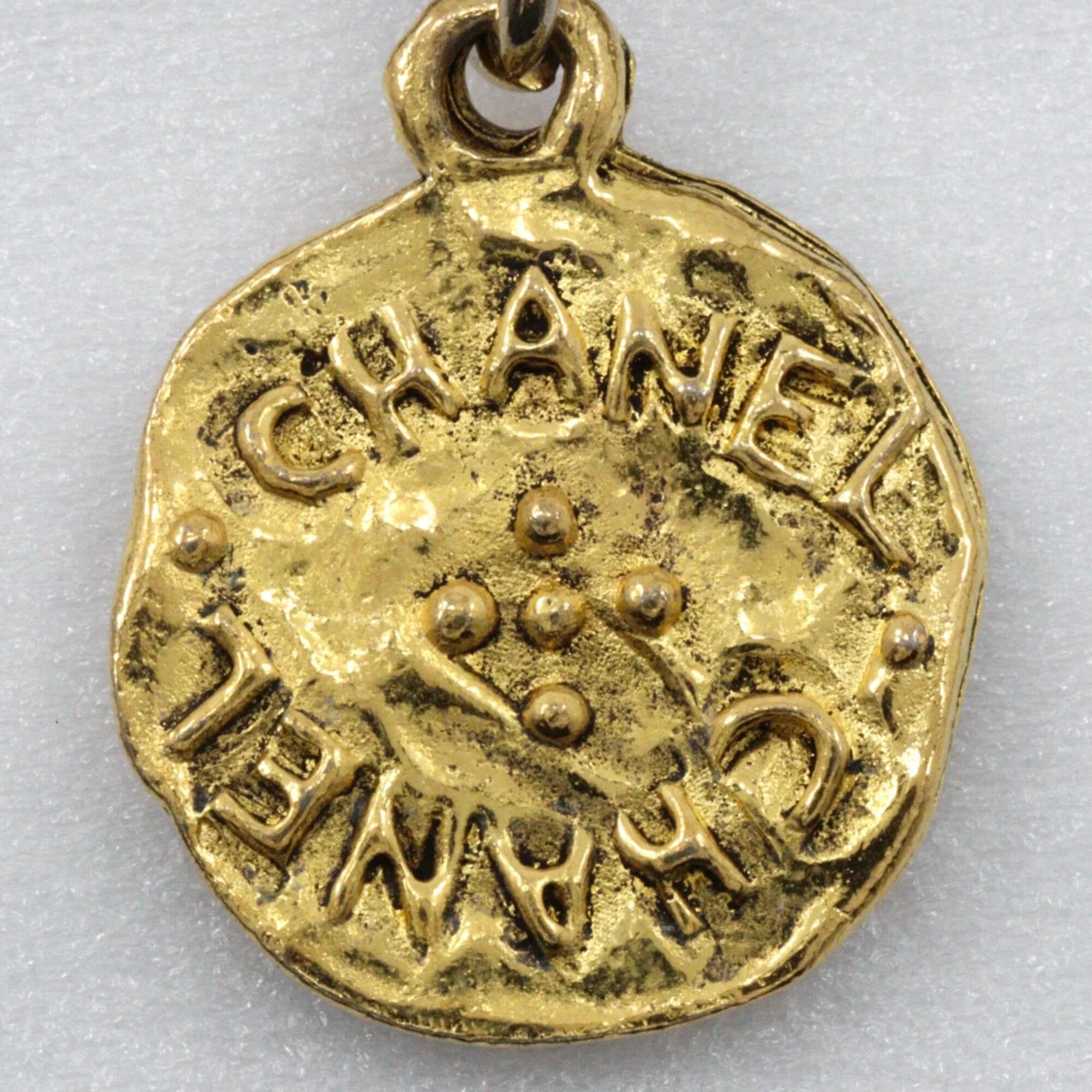 CC Logo Pendant Necklace Metal - Image 8