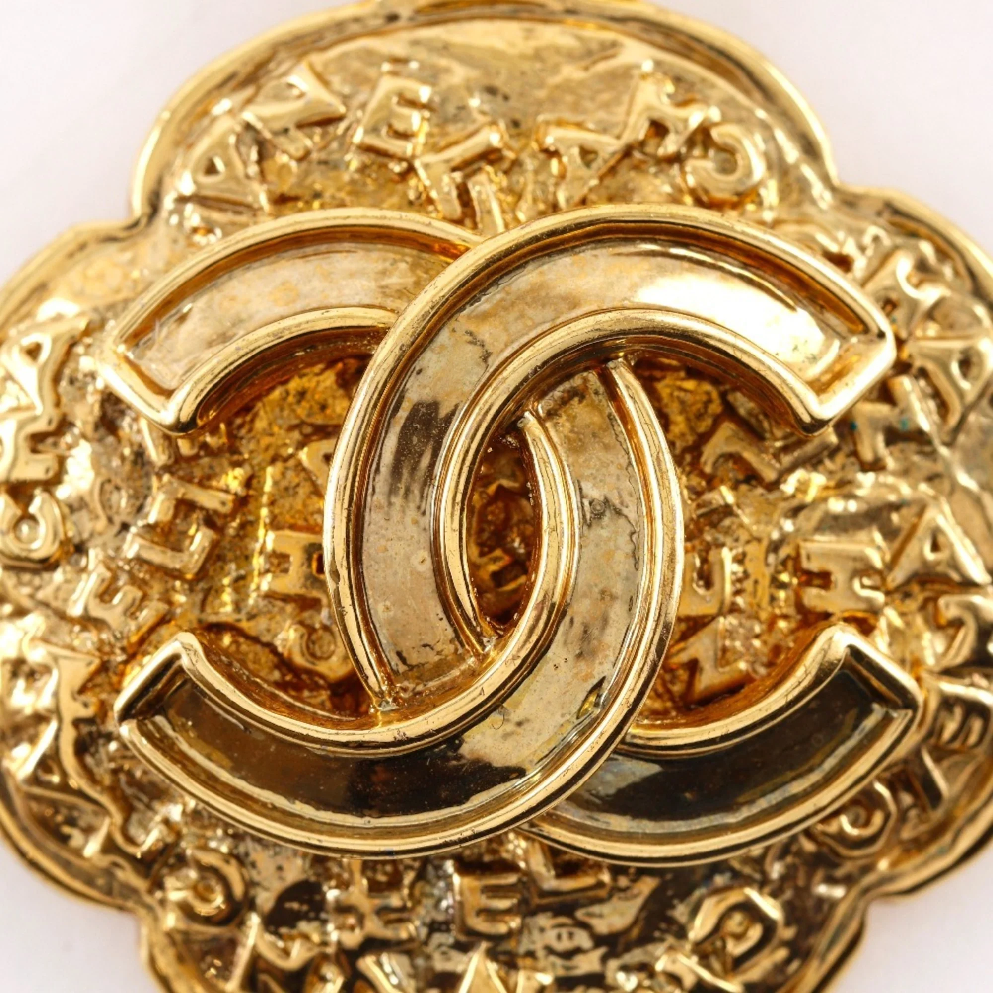 CC Logo Pendant Necklace Metal - Image 7