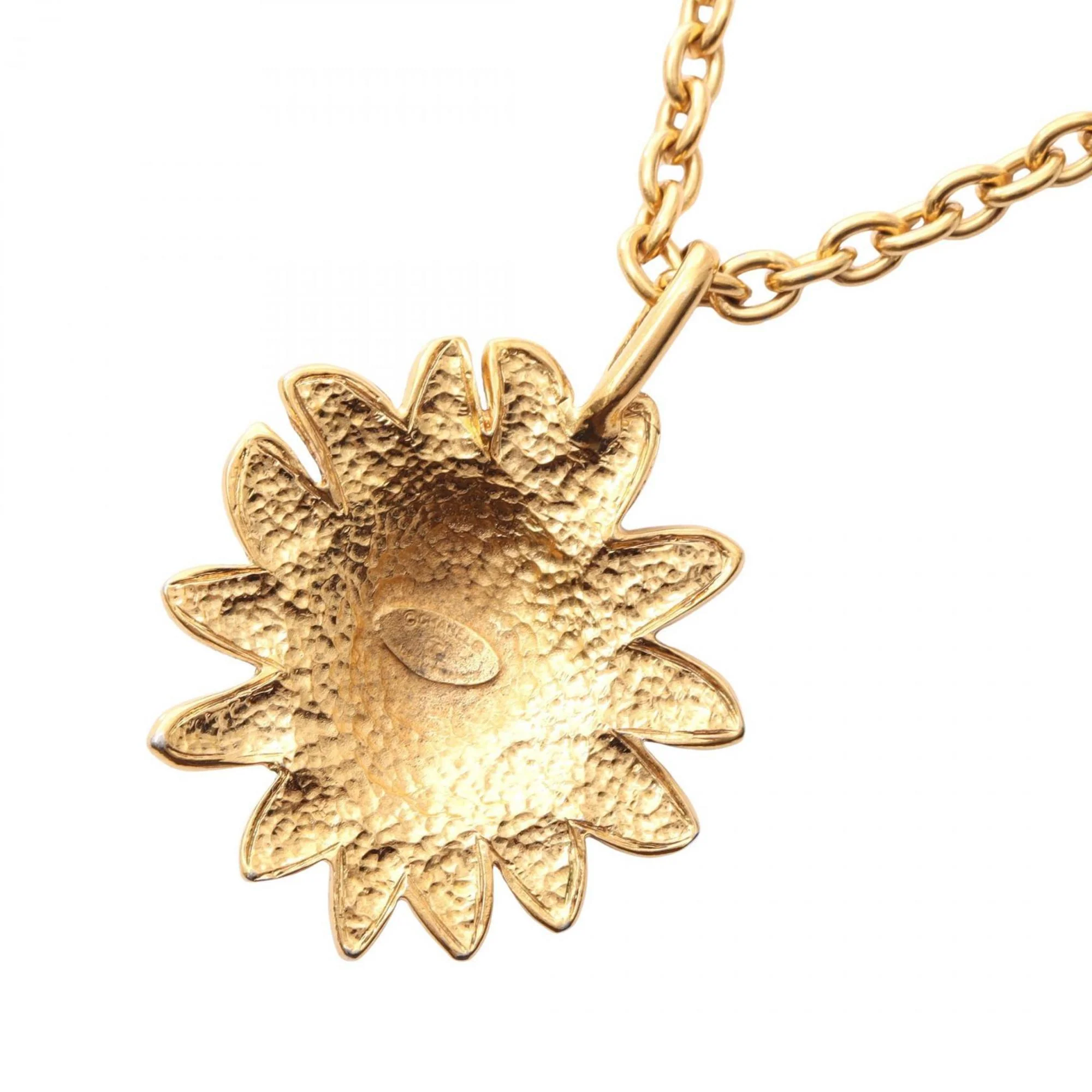 CC Logo Pendant Necklace Metal - Image 2