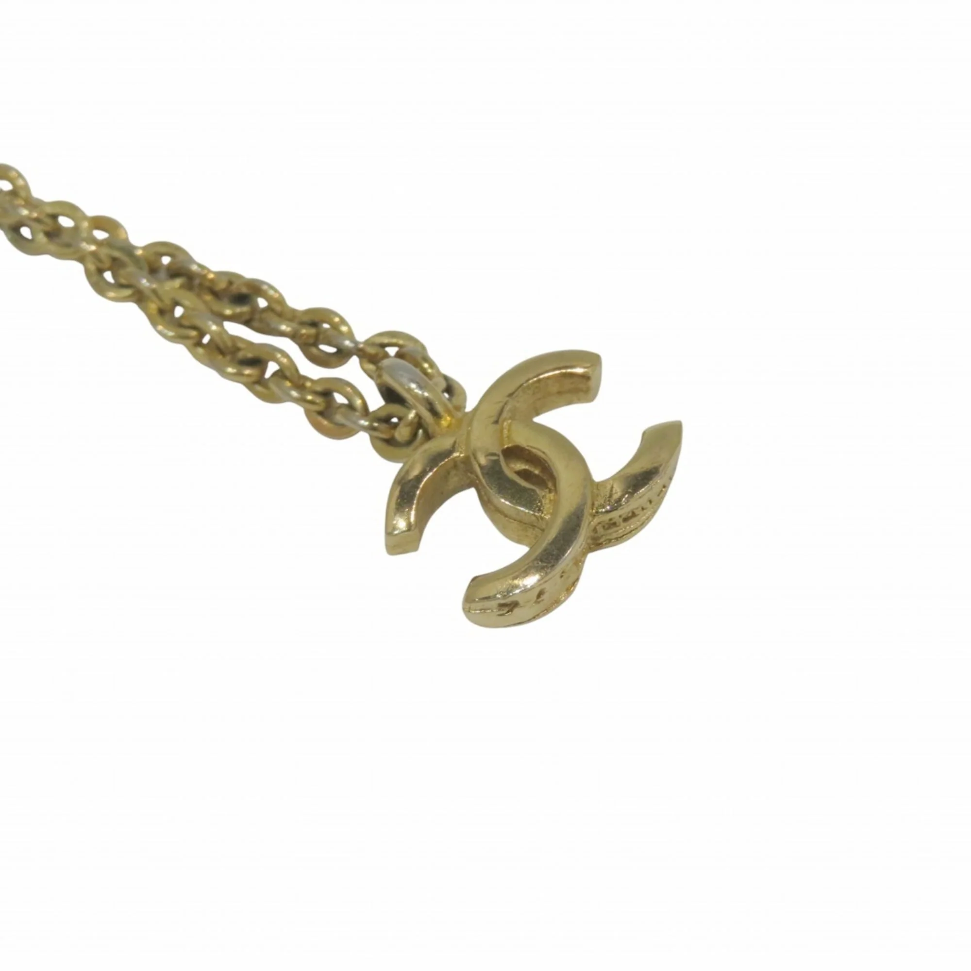 CC Logo Pendant Necklace Metal - Image 4