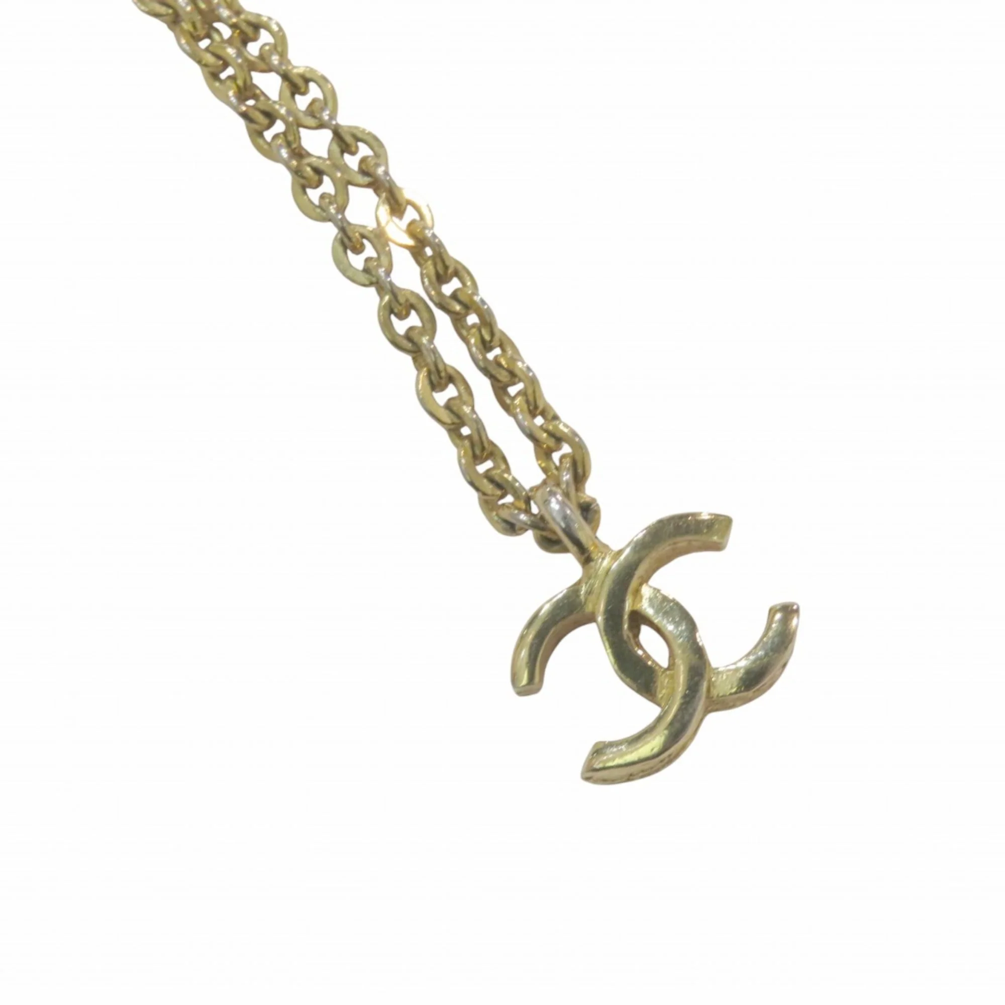 CC Logo Pendant Necklace Metal - Image 8