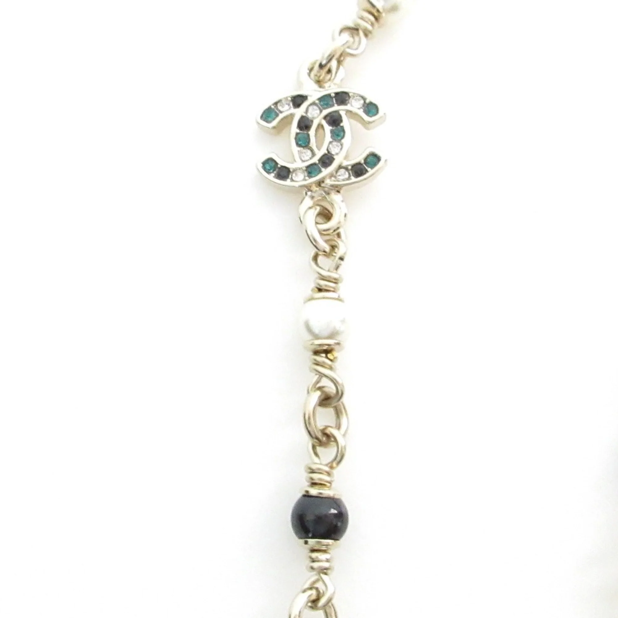 CC Logo Pendant Necklace Metal - Image 4