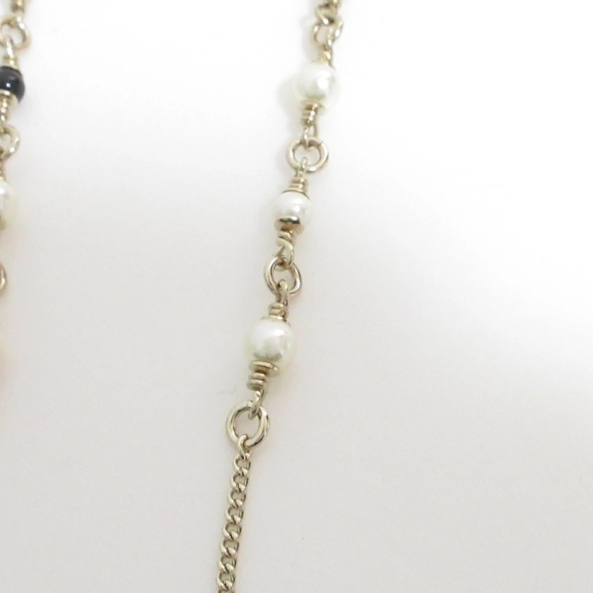CC Logo Pendant Necklace Metal - Image 6