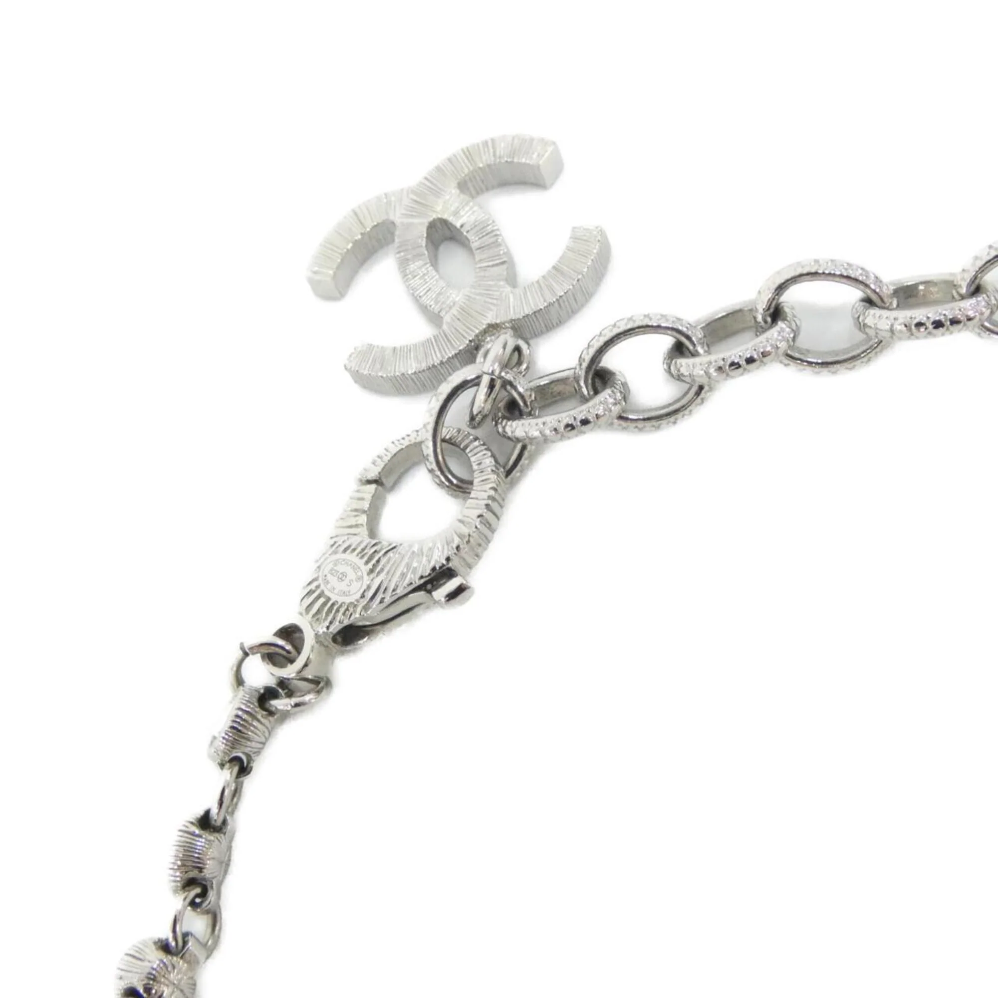Choker Necklace Metal with Artificial Pearl and Crystal - Image 4