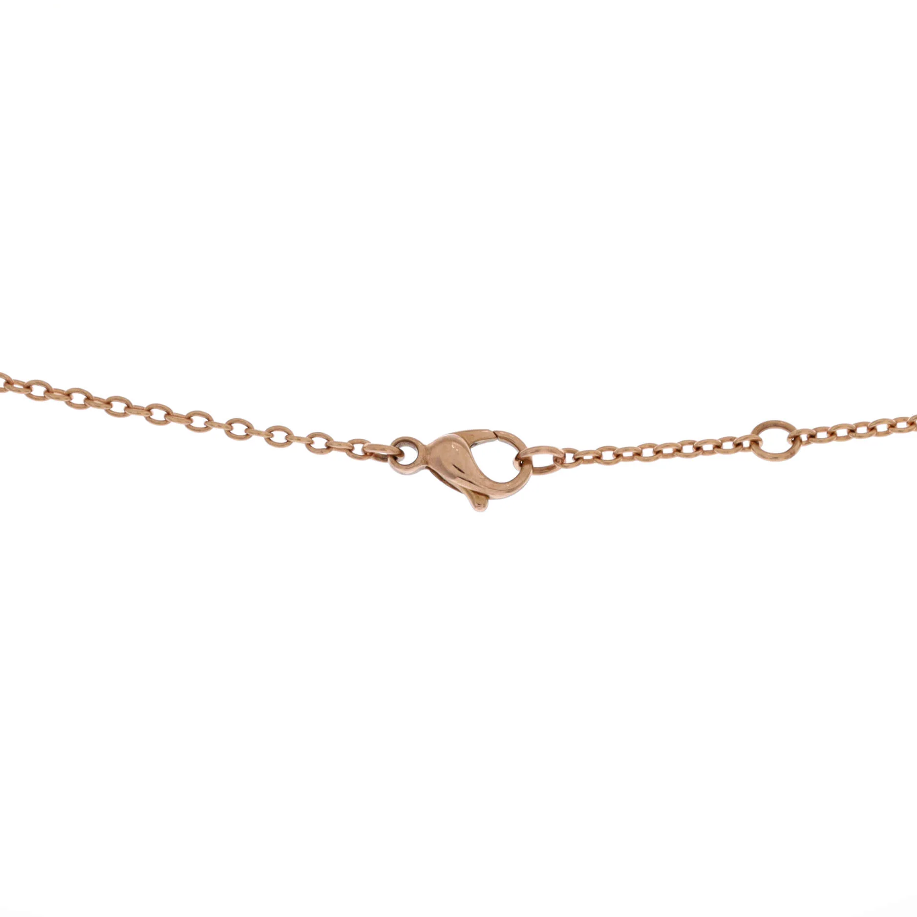 Coco Crush Double Chain Pendant Necklace 18K Beige Gold and Diamonds - Image 3
