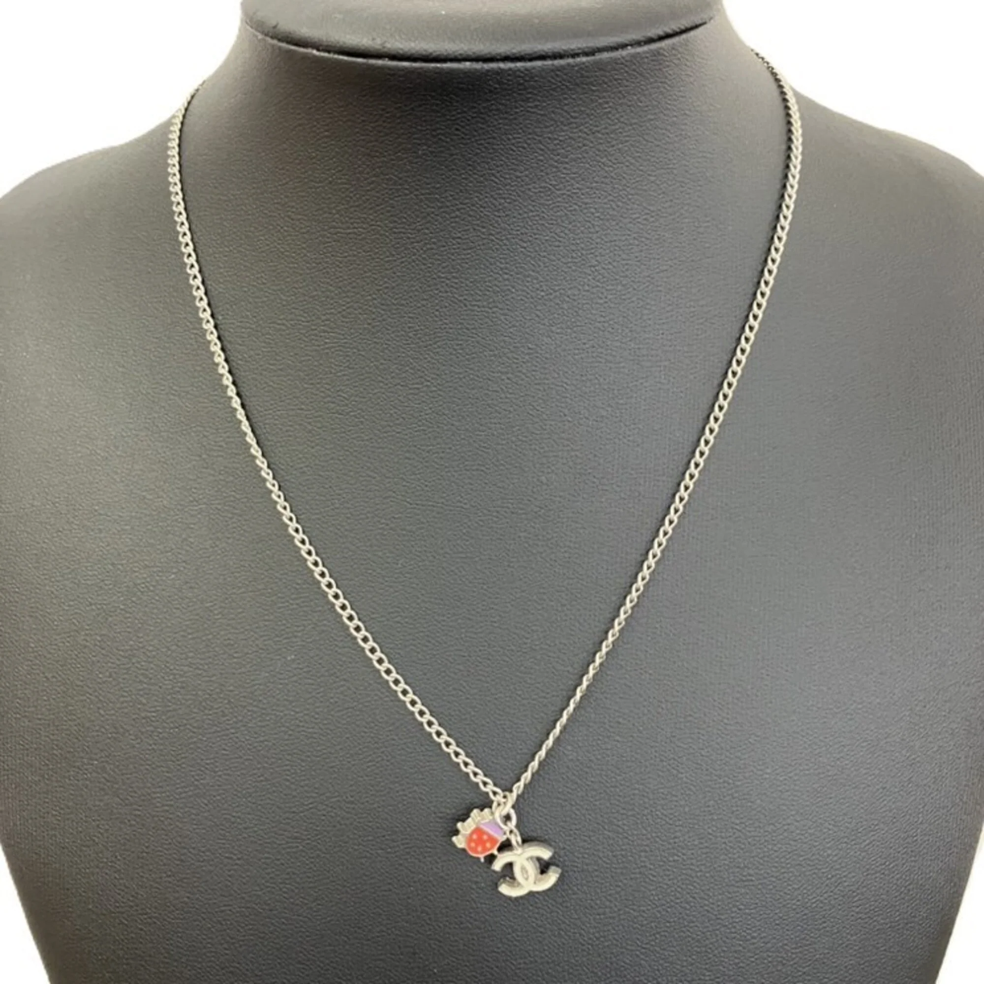 Ladybug Pendant Necklace Metal - Image 3
