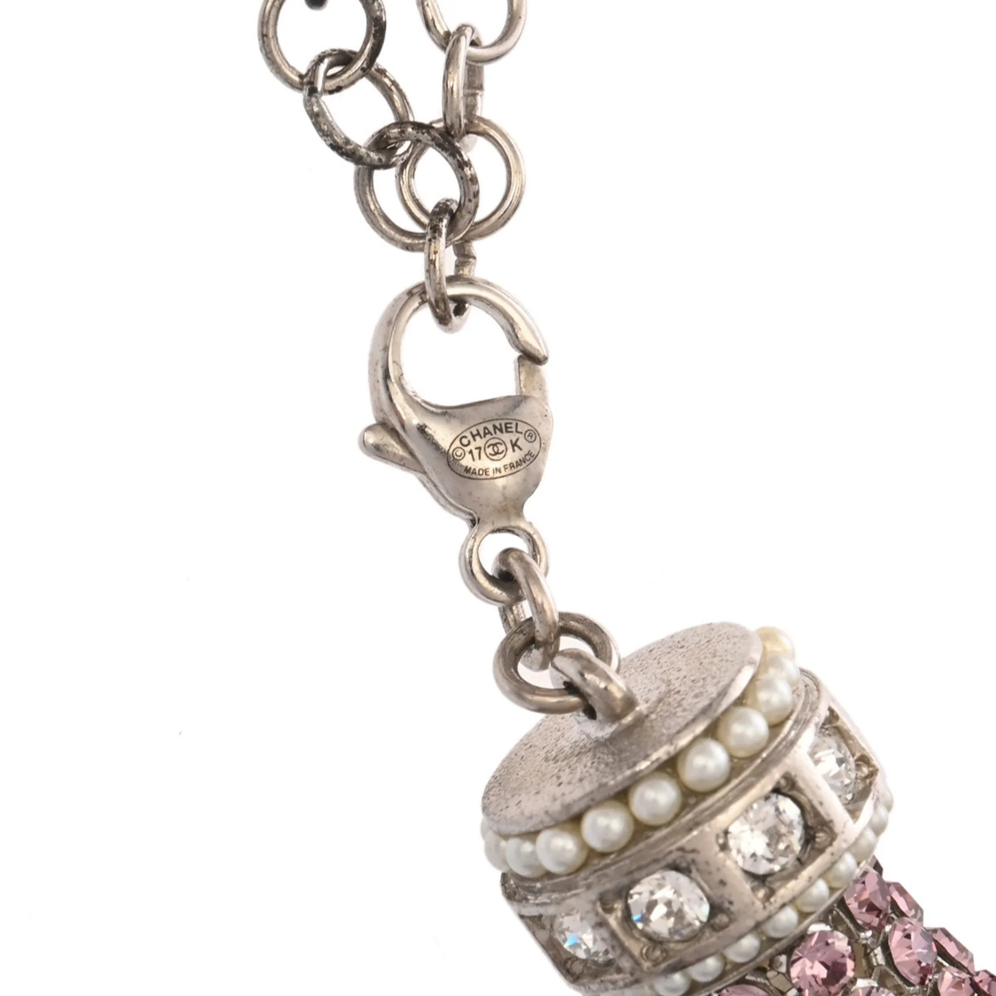 Necklace Pink Rhinestone - Image 4