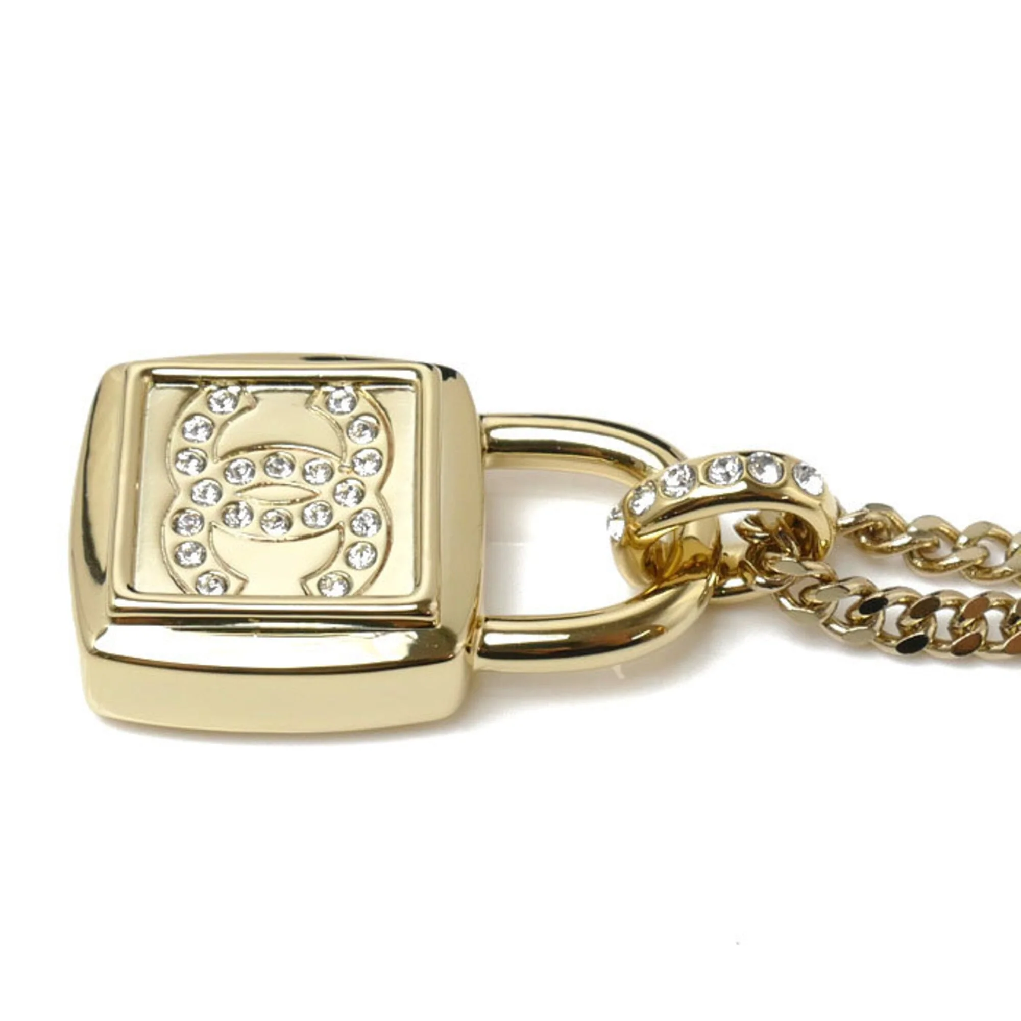 Padlock Long Pendant Necklace Metal - Image 3