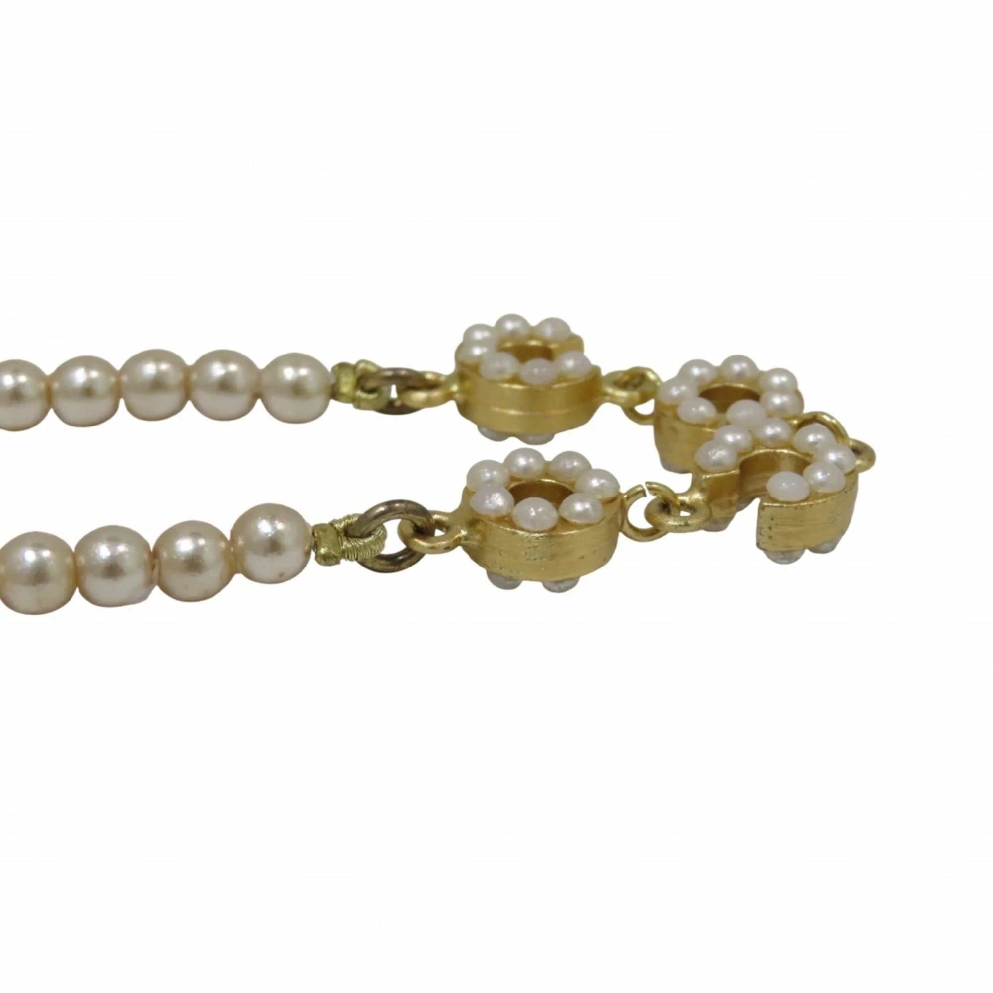 Pendant Necklace Artificial Pearl and Gold - Image 5