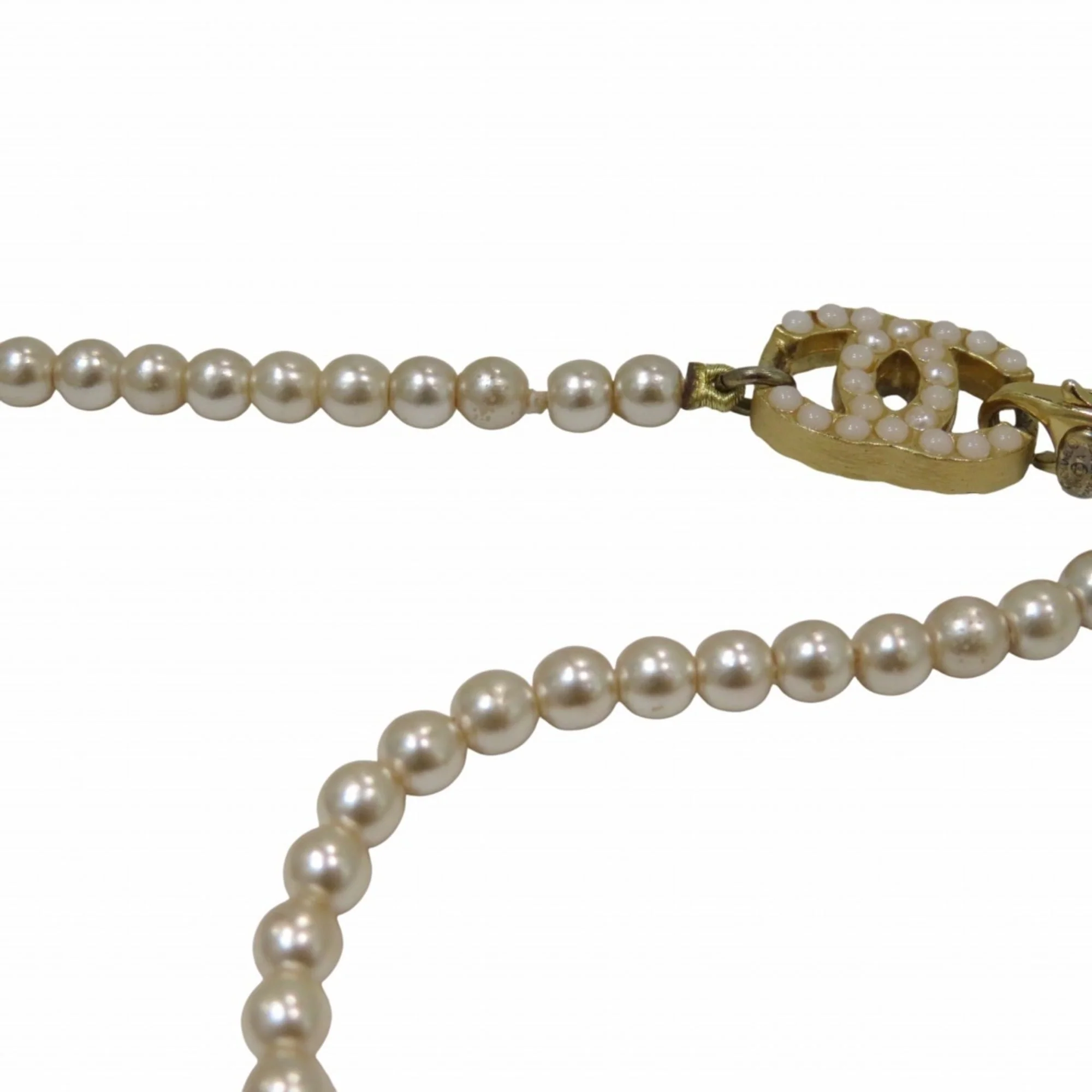 Pendant Necklace Artificial Pearl and Gold - Image 9