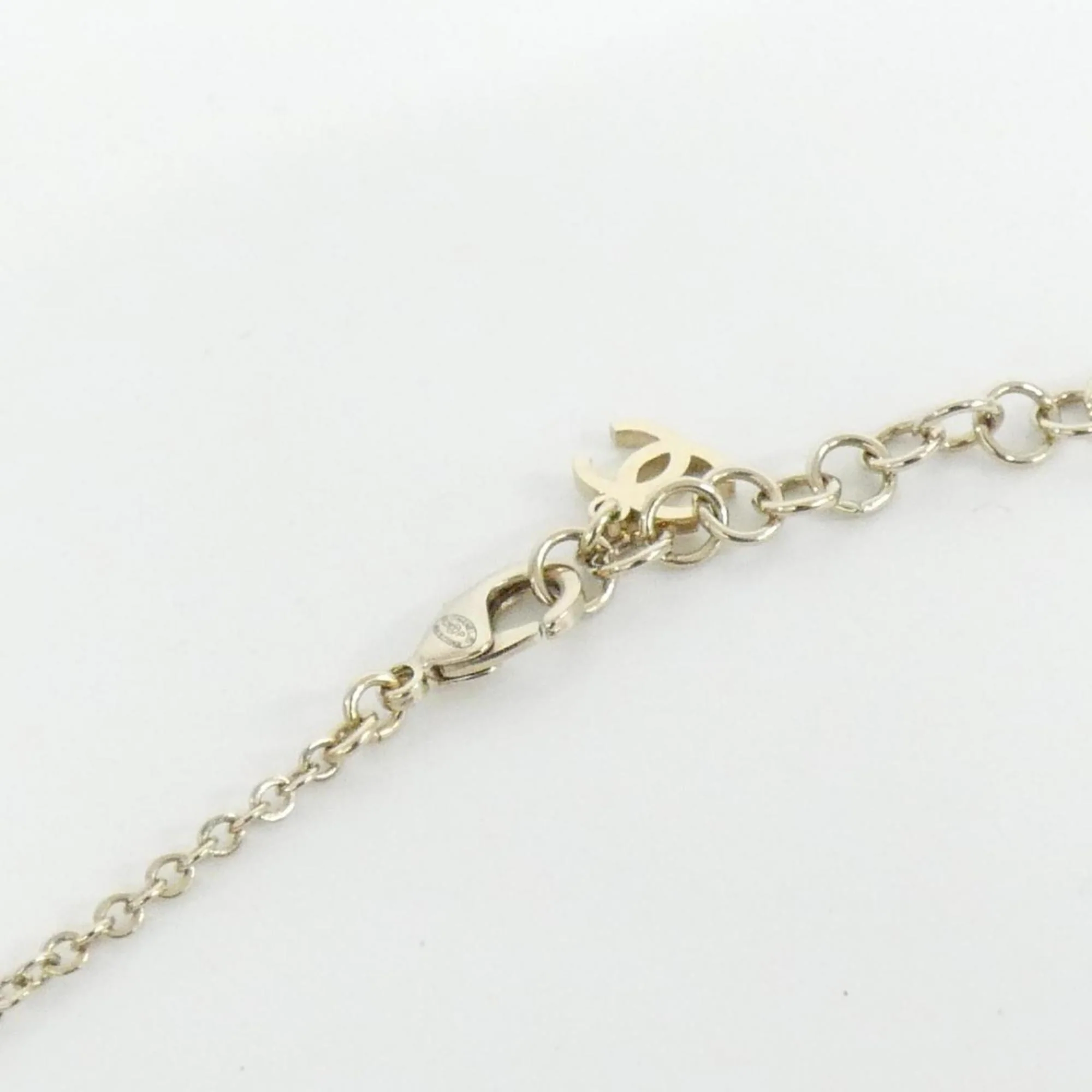 Pendant Necklace Black and Gold with Crystal - Image 5