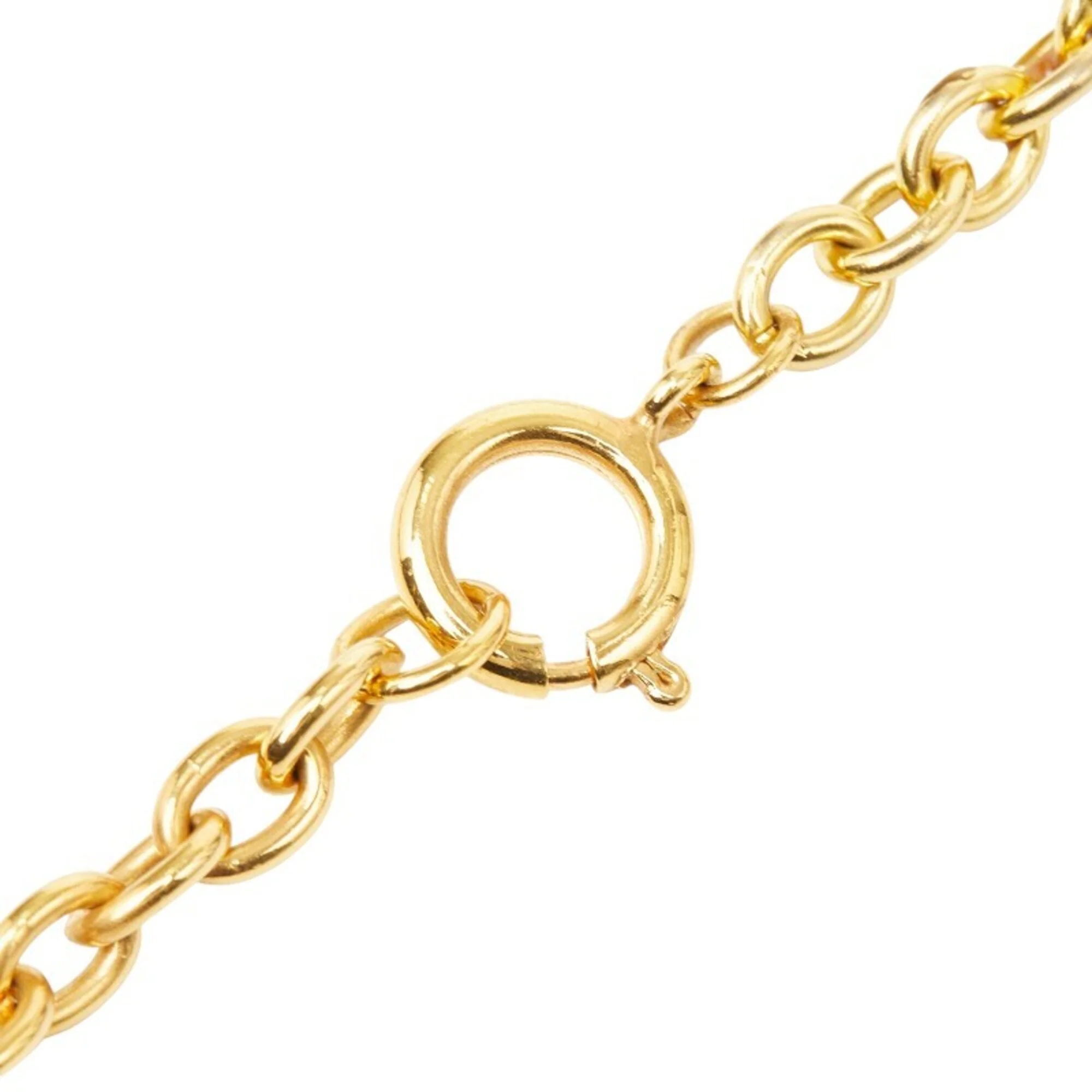 Pendant Necklace Gold Plated and Rhinestone - Image 2