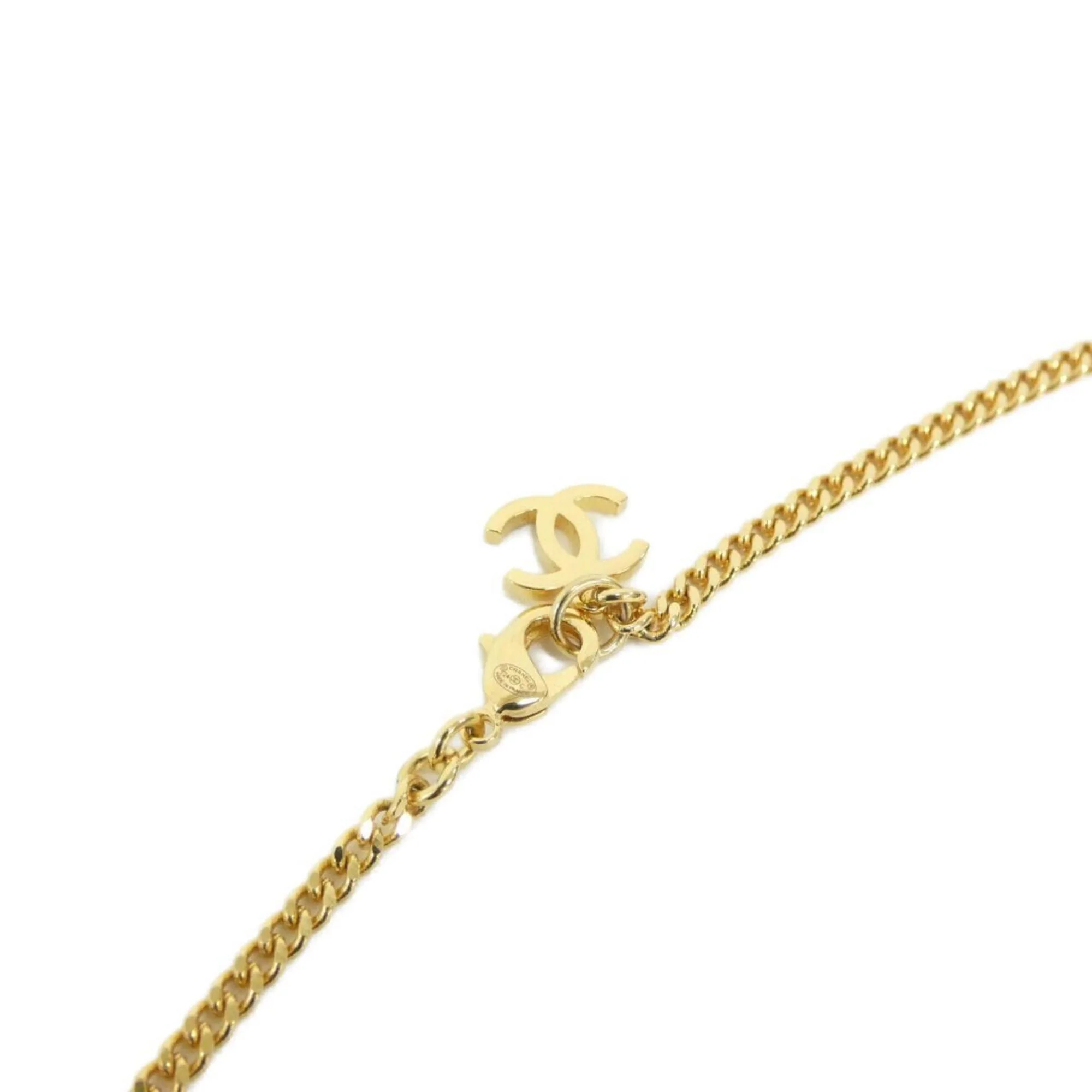 Pendant Necklace Metal Black and Gold - Image 4