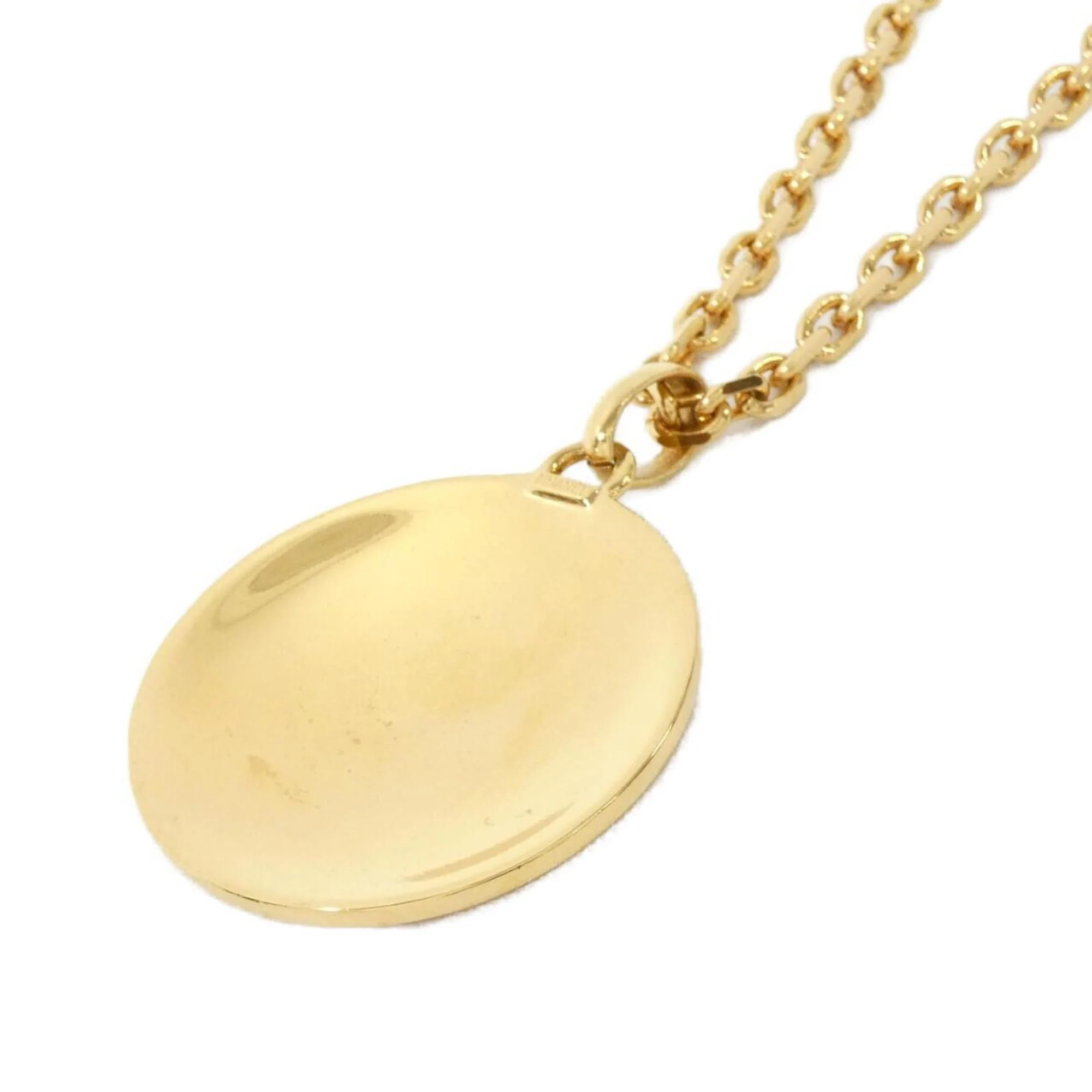 Pendant Necklace Metal Black Red and Gold - Image 3