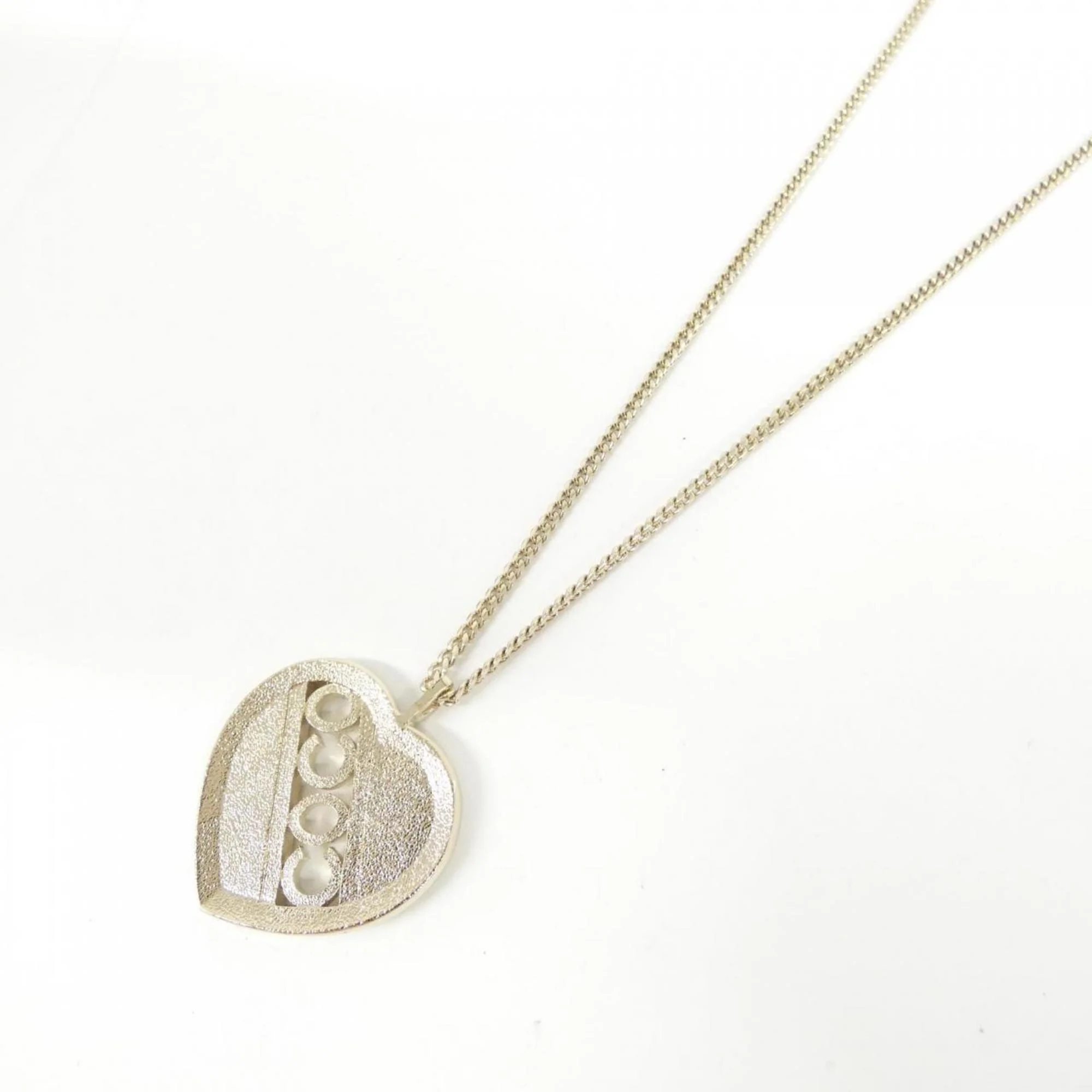 Pendant Necklace Metal Gold Ivory - Image 3