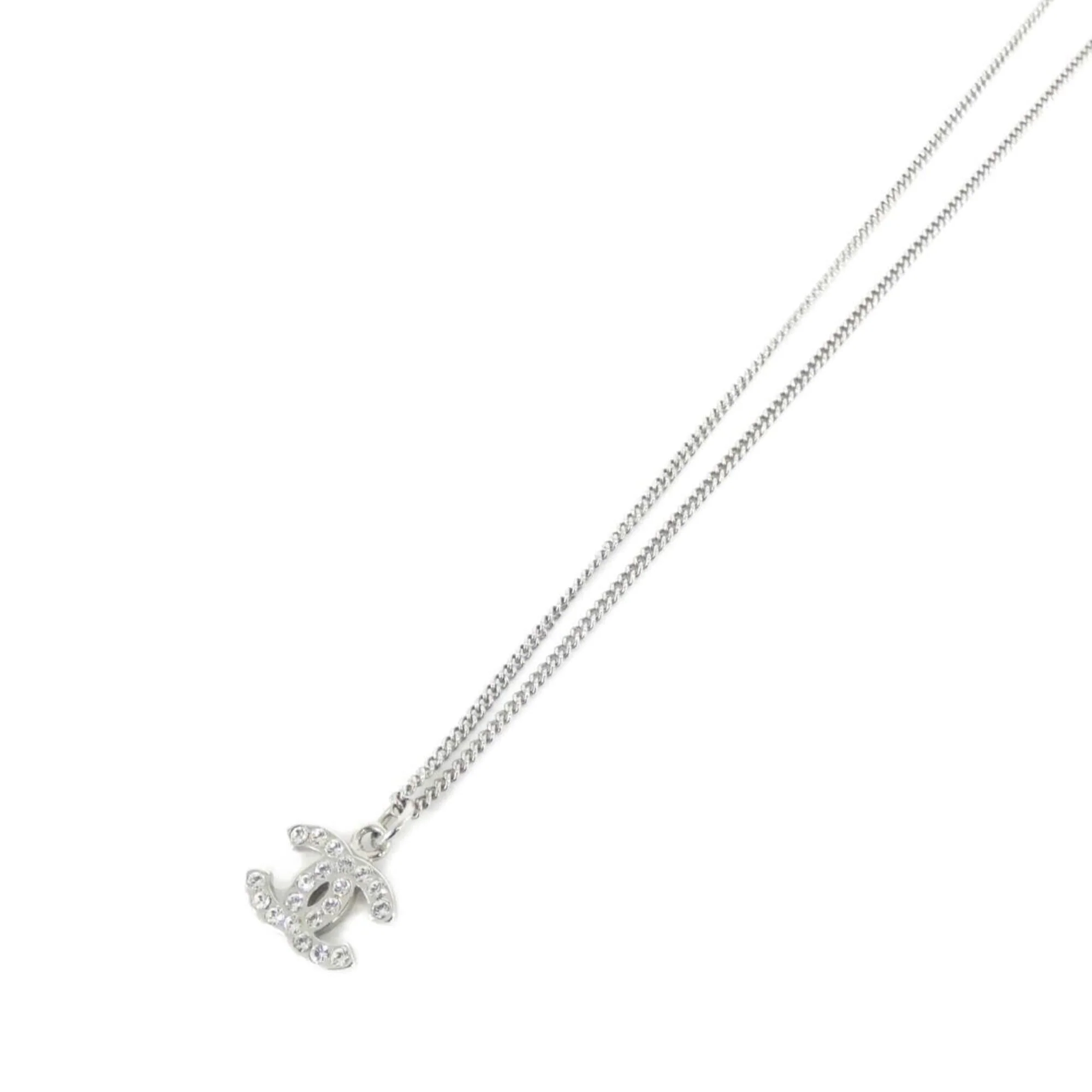 Pendant Necklace Metal with Crystal