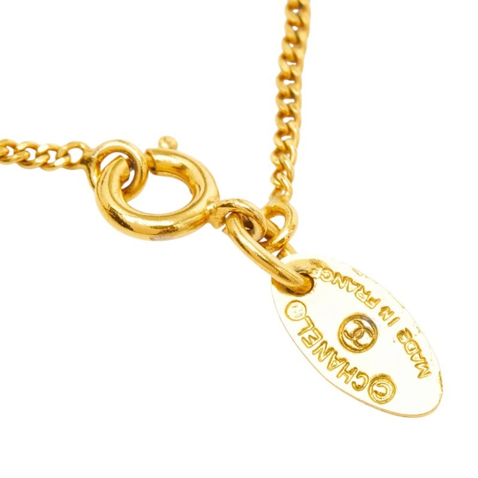 Pendant Necklace Metal With Faux Pearl - Image 6