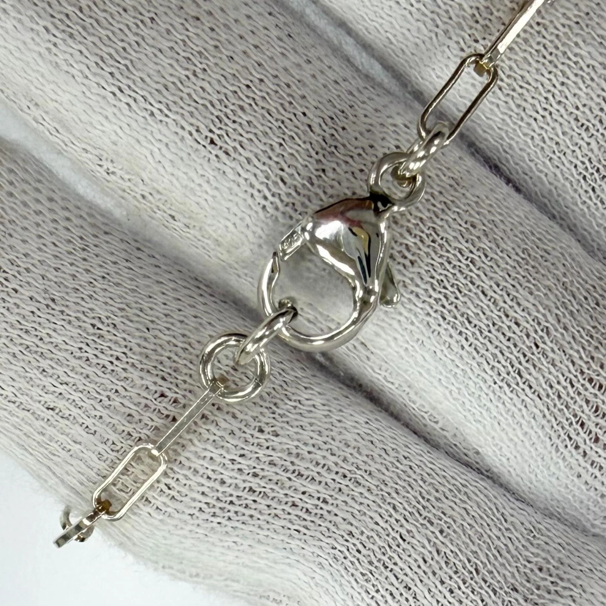 Pendant Necklace Shell and Sterling Silver - Image 5