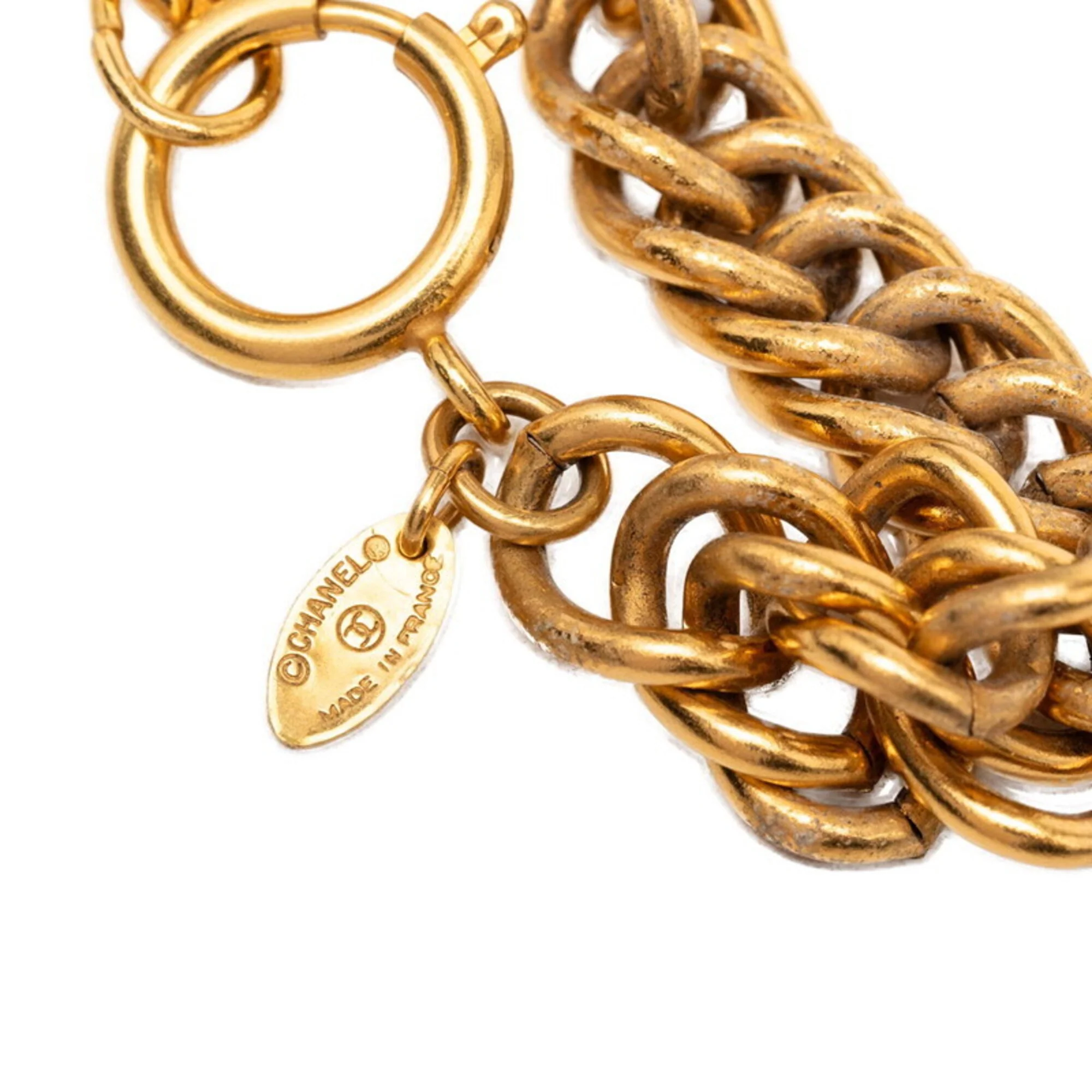 Vintage Pendant Necklace Gold - Image 6