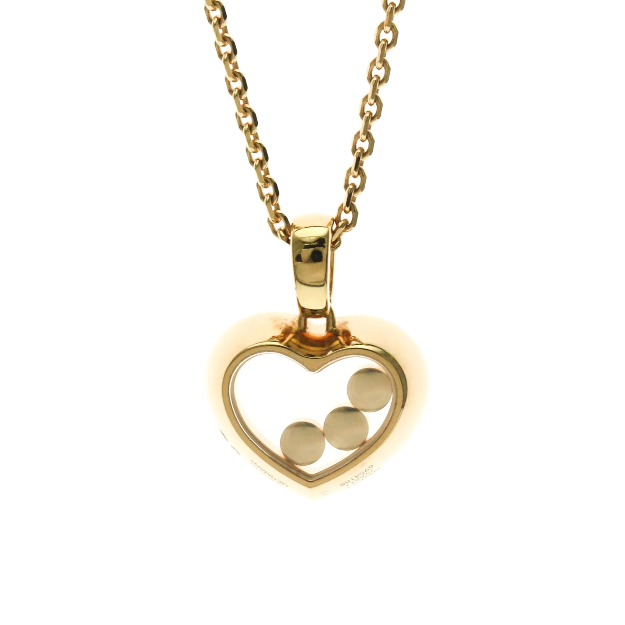 Happy Diamonds Pendant Necklace 18K Rose Gold with Diamond - Image 2