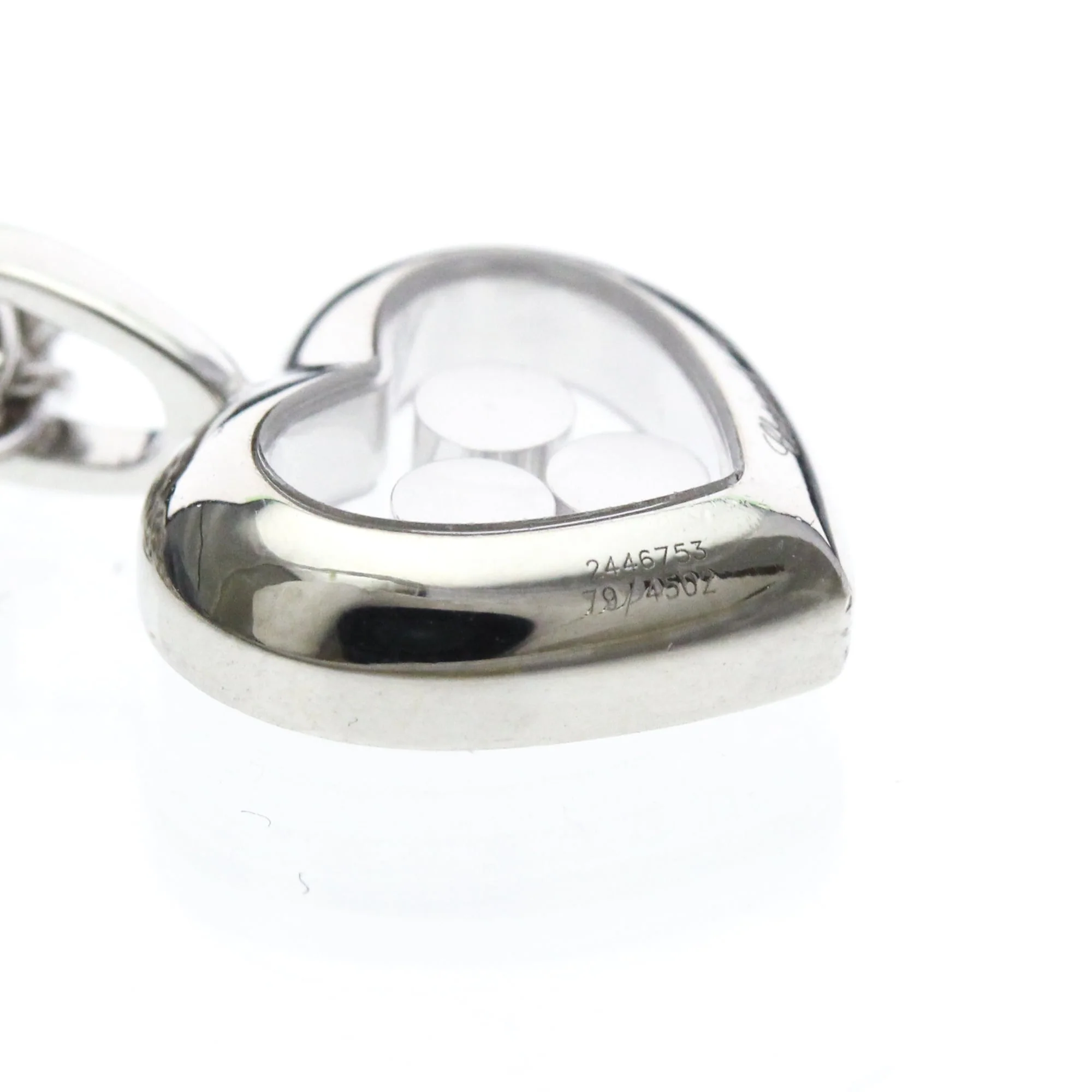 Happy Pendant Necklace 18K White Gold with Diamond - Image 9