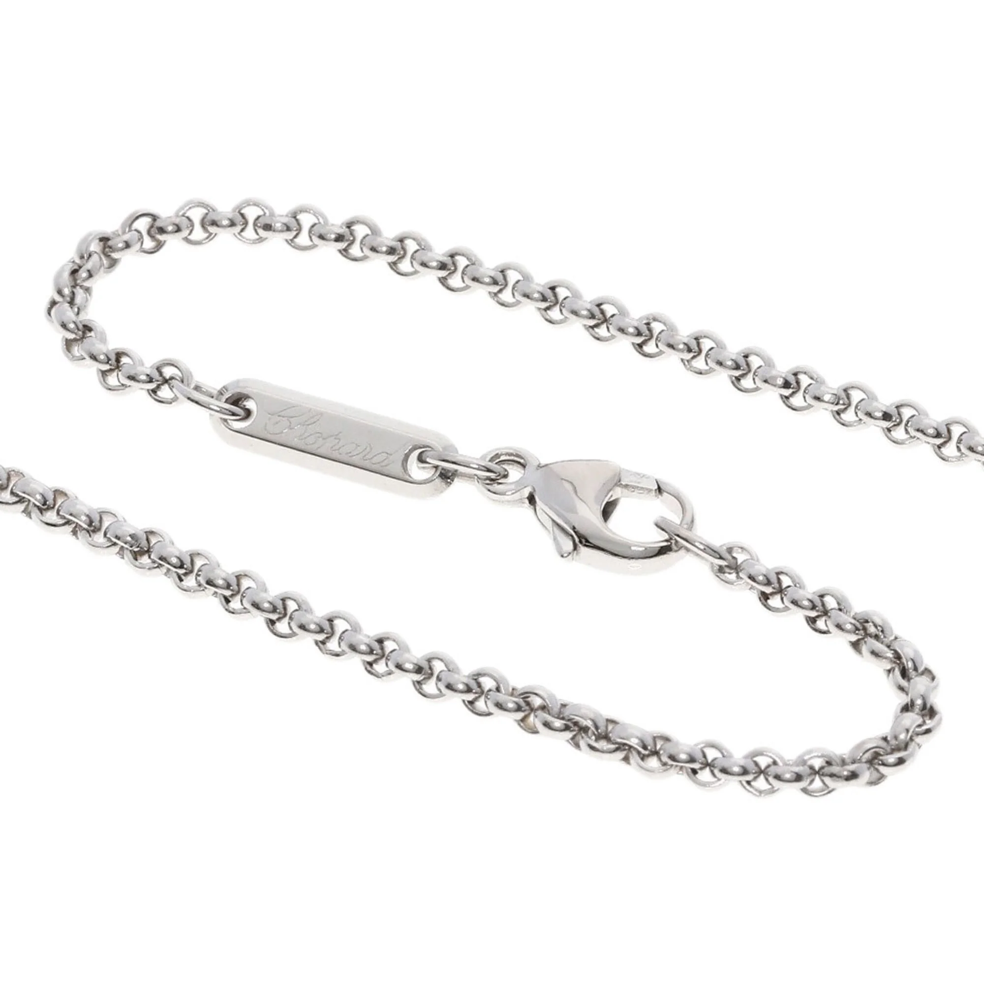 Pendant Necklace 18K White Gold with Diamond - Image 3