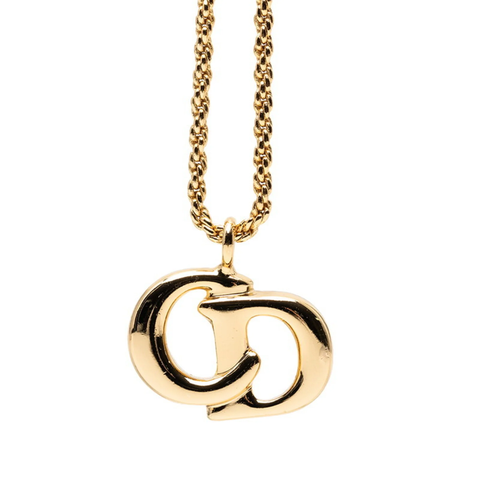 CD Pendant Necklace Gold Plated