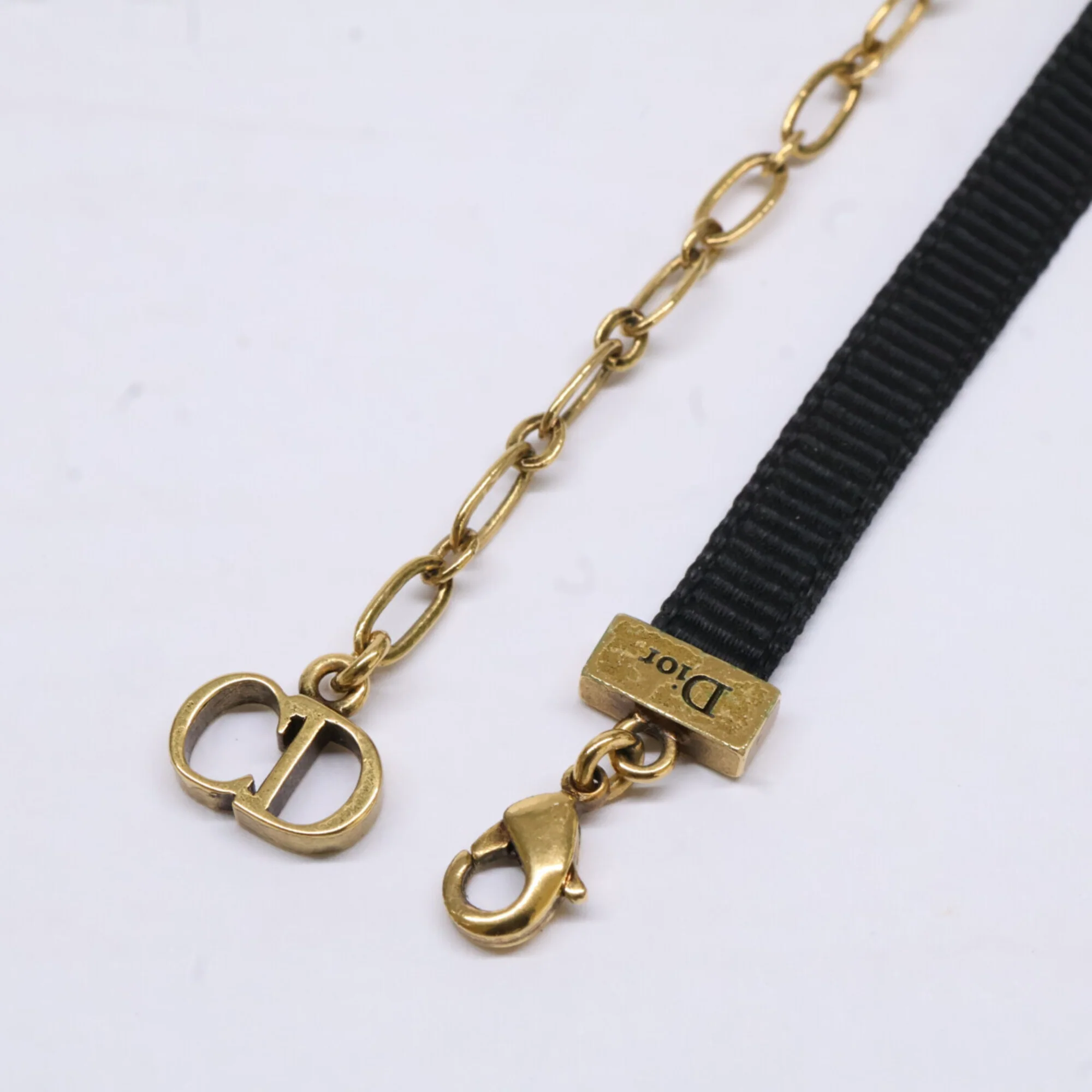 Choker Necklace Metal Black and Gold - Image 5