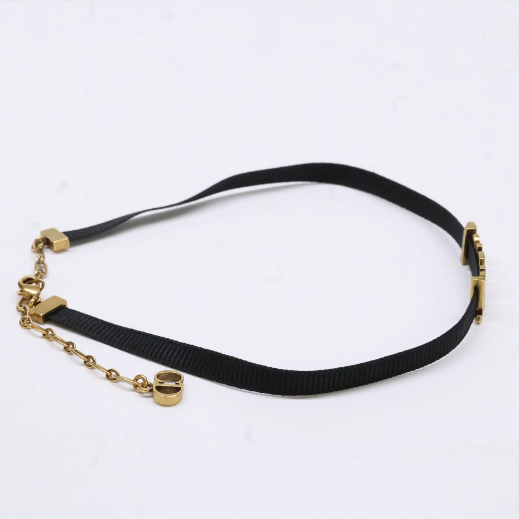 Choker Necklace Metal Black and Gold - Image 9