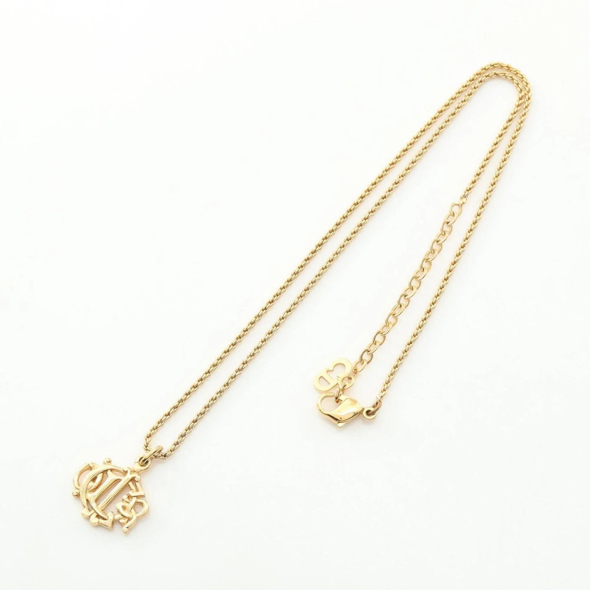 Emblem Pendant Necklace Gold - Image 3