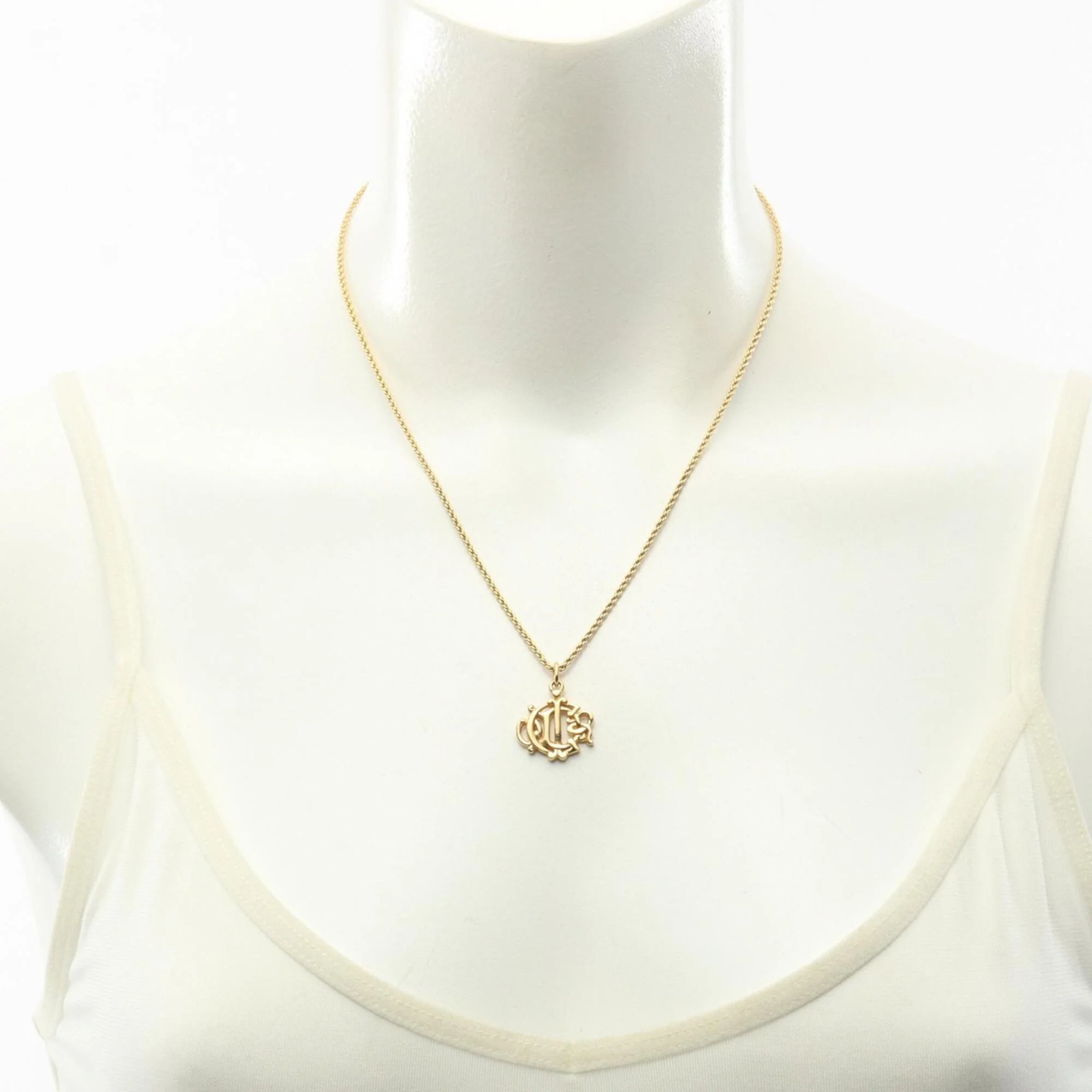 Emblem Pendant Necklace Gold - Image 5