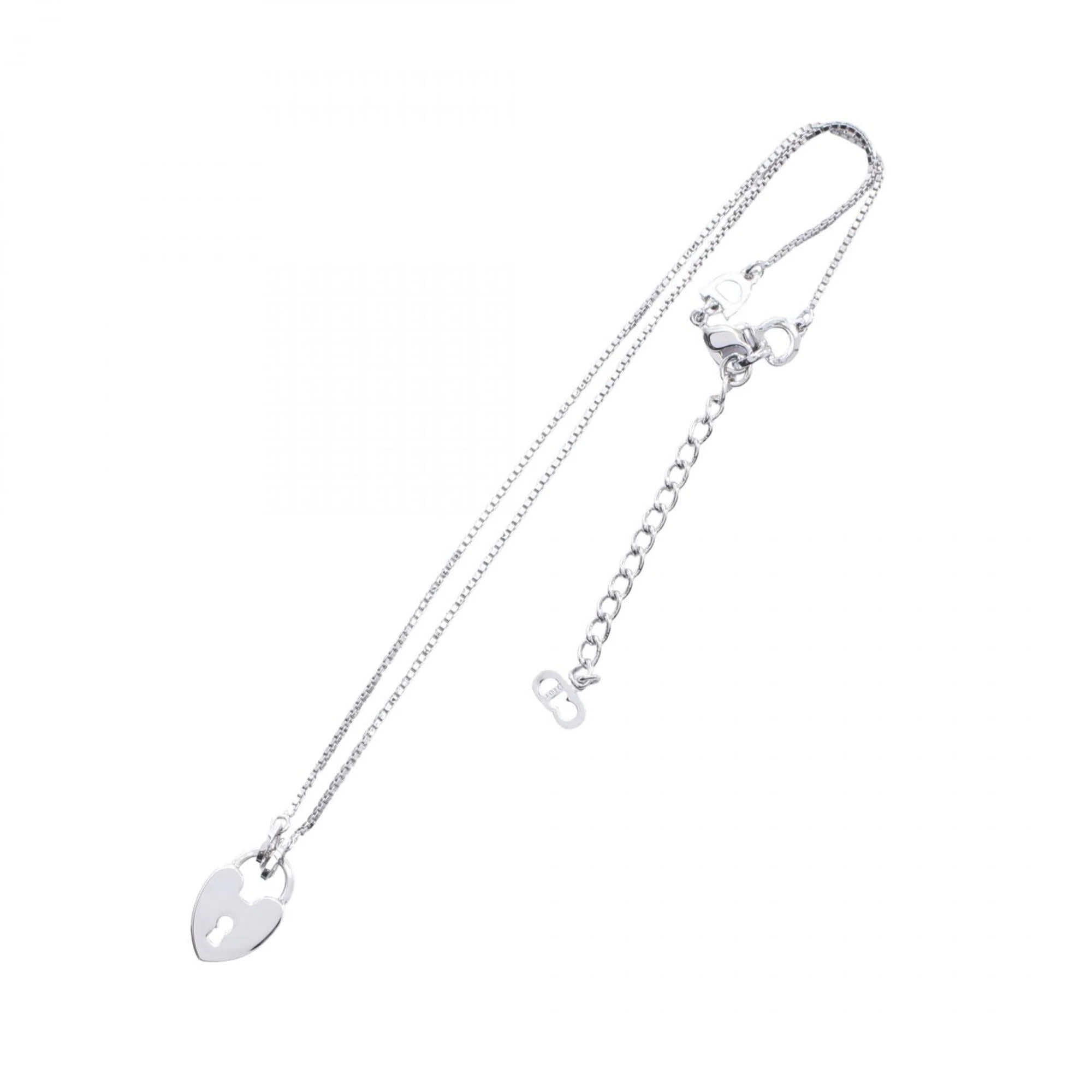 Heart Lock Pendant Necklace Stainless Steel - Image 3