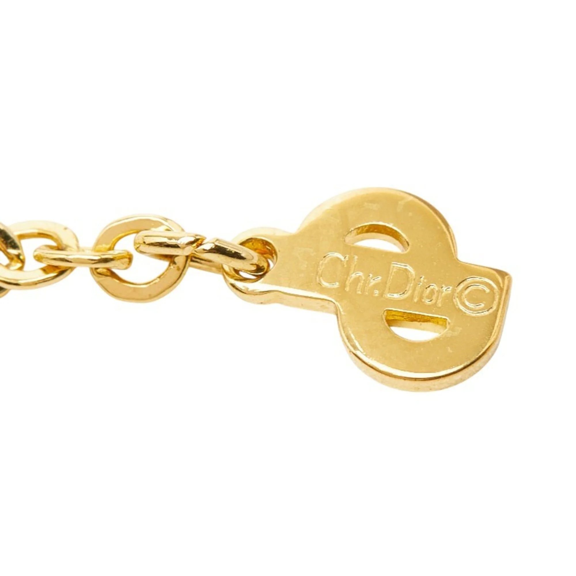 Heart Pendant Necklace Gold and Rhinestone - Image 6