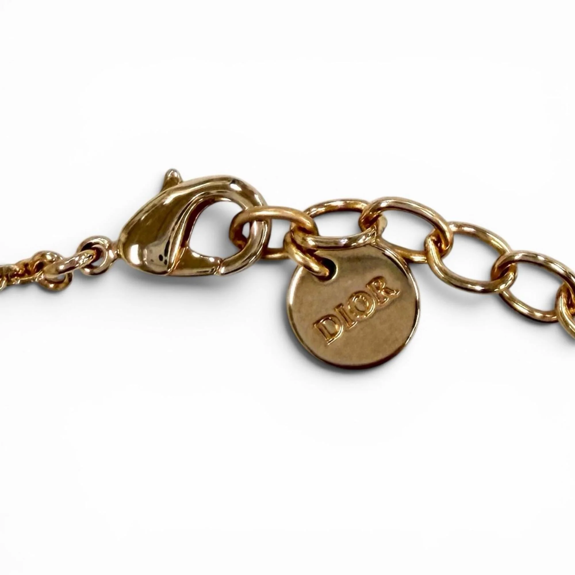 Heart Pendant Necklace Pink Gold with Rhinestone - Image 7