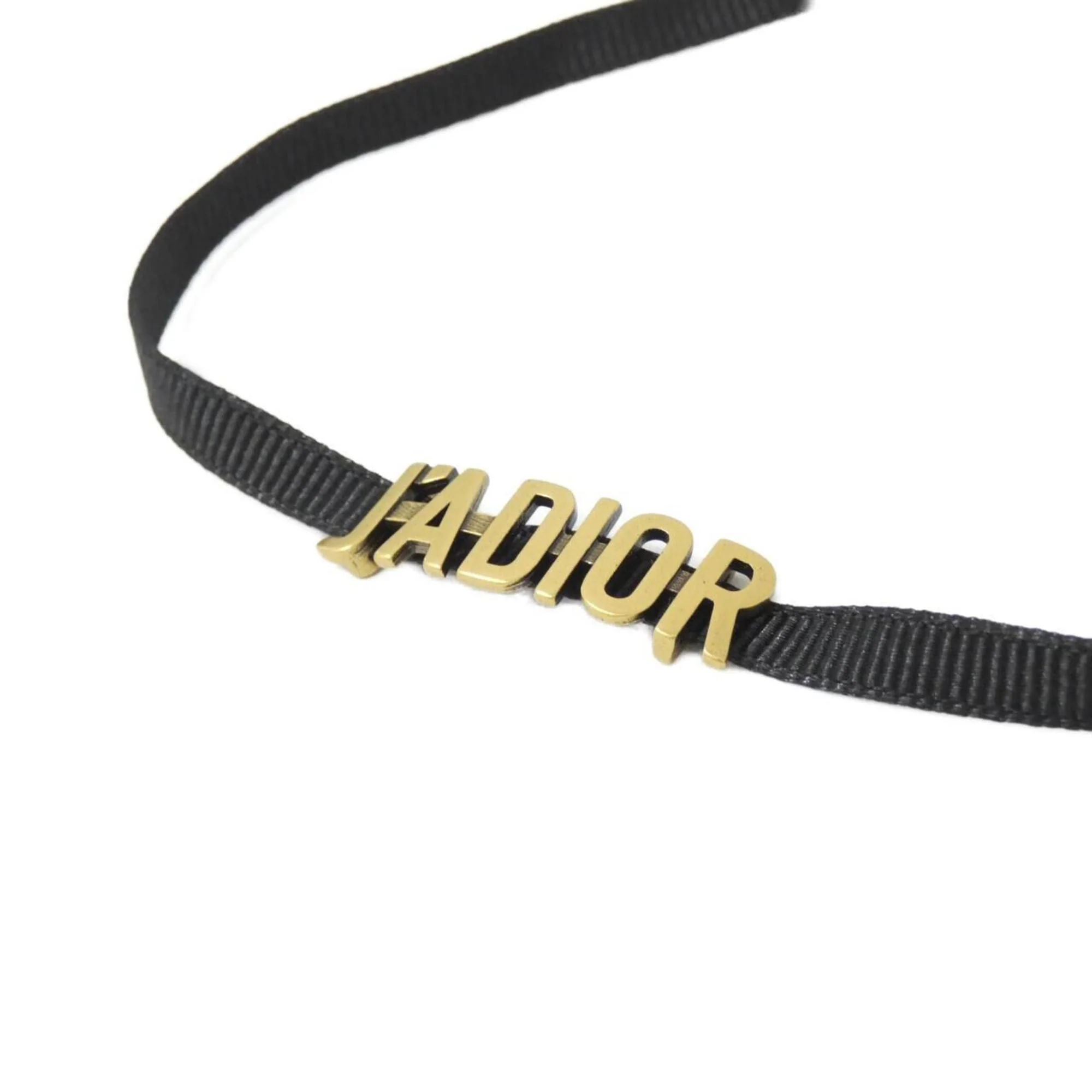 J'Adior Pendant Necklace Black and Gold
