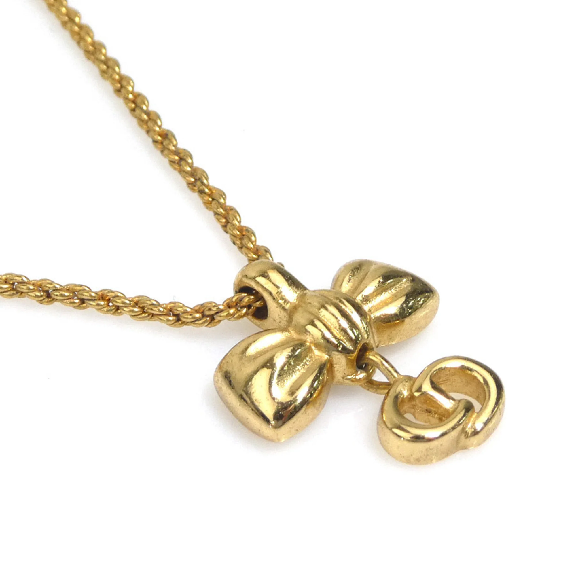 Pendant Necklace Gold Metal - Image 2