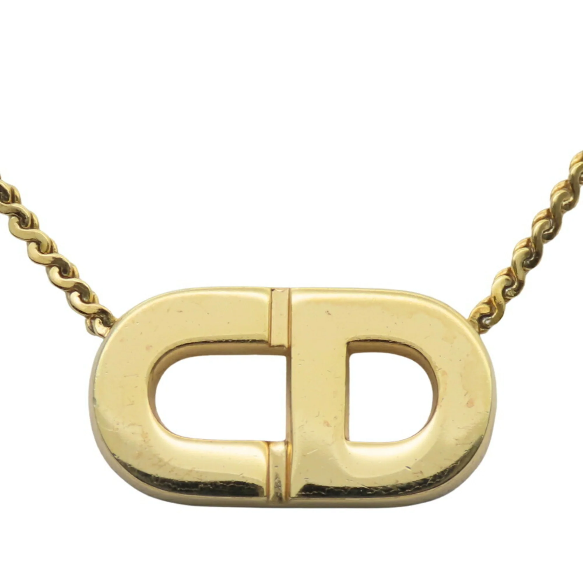 Pendant Necklace Gold Metal